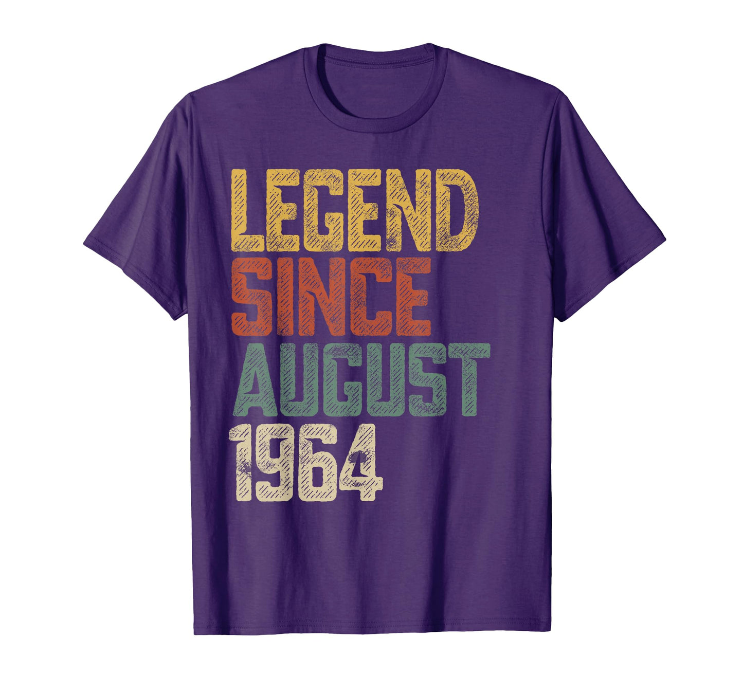 Legend 1964 61 Year Old Men Women Since August 61th Birthday T-Shirt