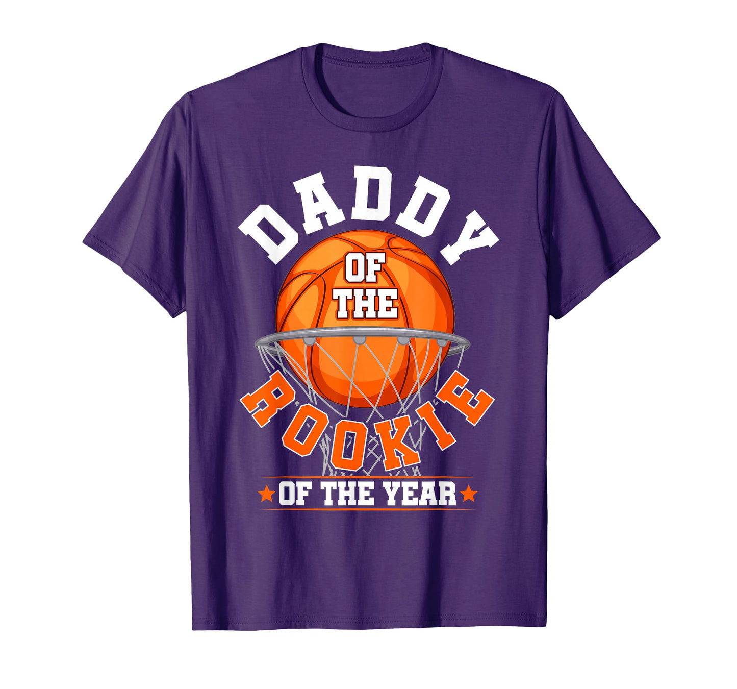 Daddy of Rookie 1st Birthday Basketball Family Matching T-Shirt