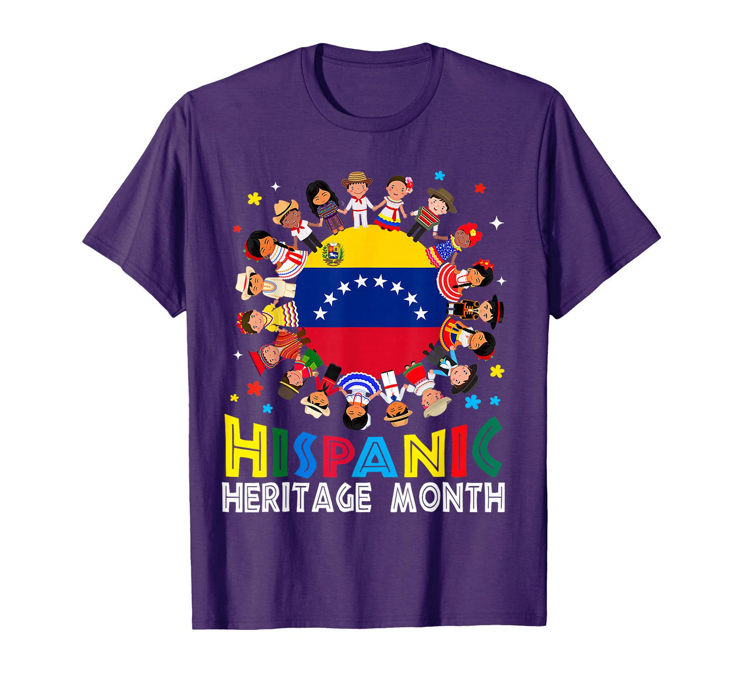 Hispanic Heritage Month Venezuela Kids Boys Girls Toddler T-Shirt