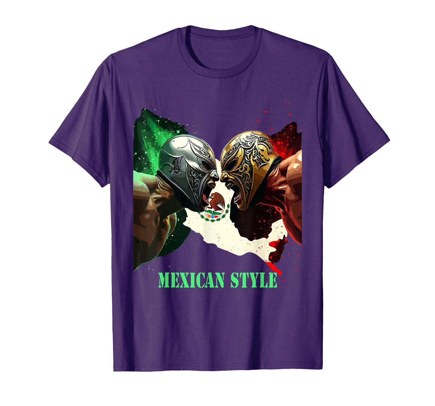 Mexican Style Lucha Libre Wrestling T-Shirt