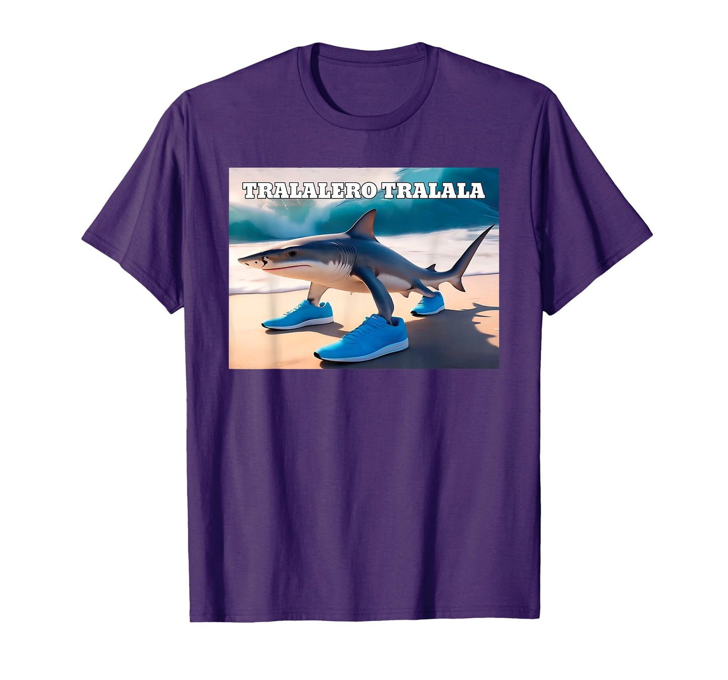 Tralalero Tralala Funny Shark Meme T-Shirt