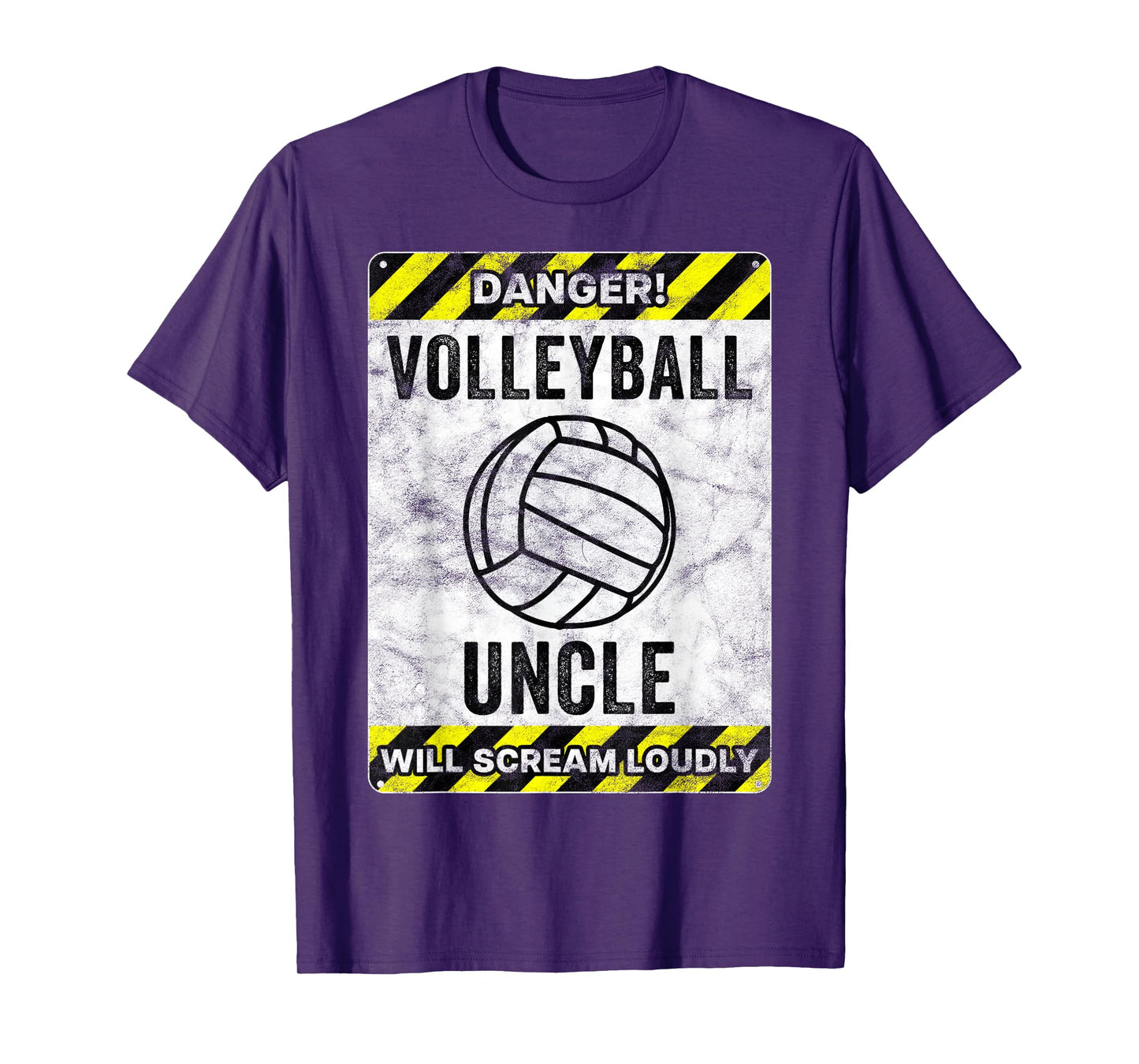 Funny Volleyball Uncle Sign Volleyball Uncle T-Shirt