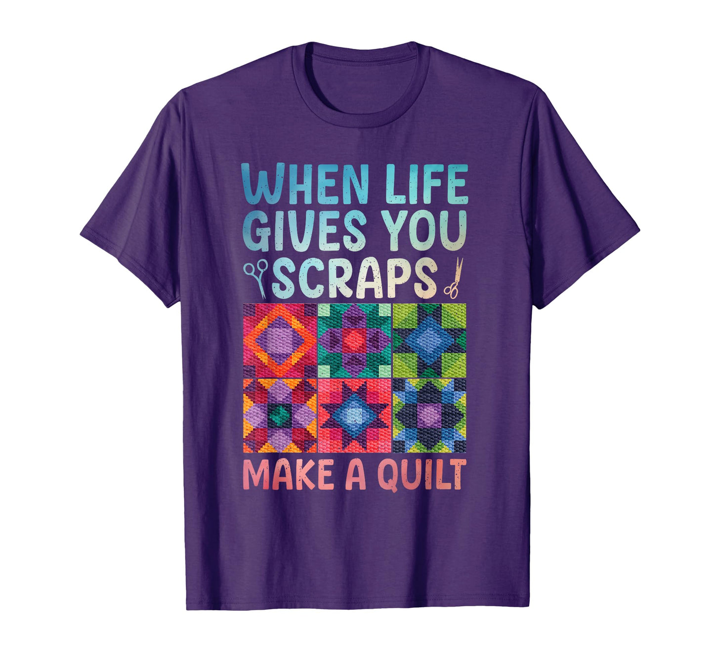 Quilting Design For Women Grandma Quilt Lover Sewing Quilter T-Shirt