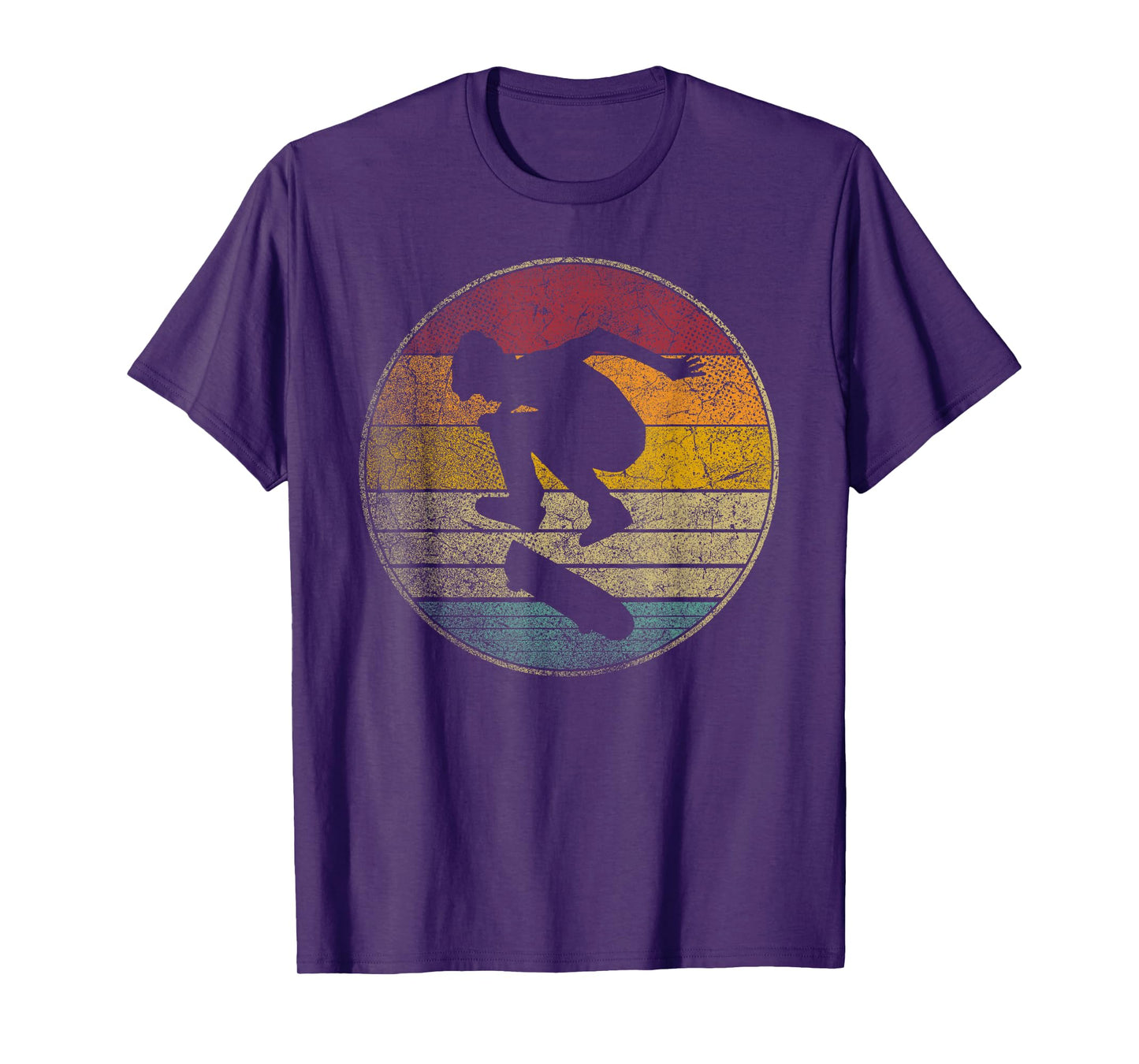 Skateboard Skater Skating Vintage Distressed Retro Boys Kids T-Shirt