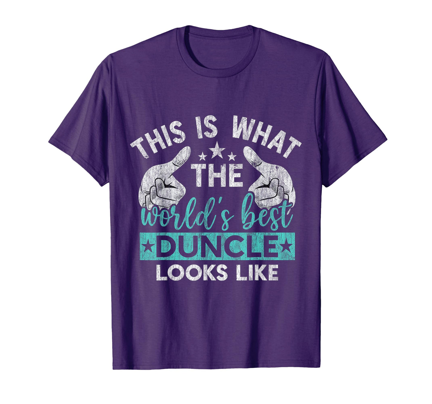 This is What The Best Duncle Looks Like Basketball Uncles T-Shirt