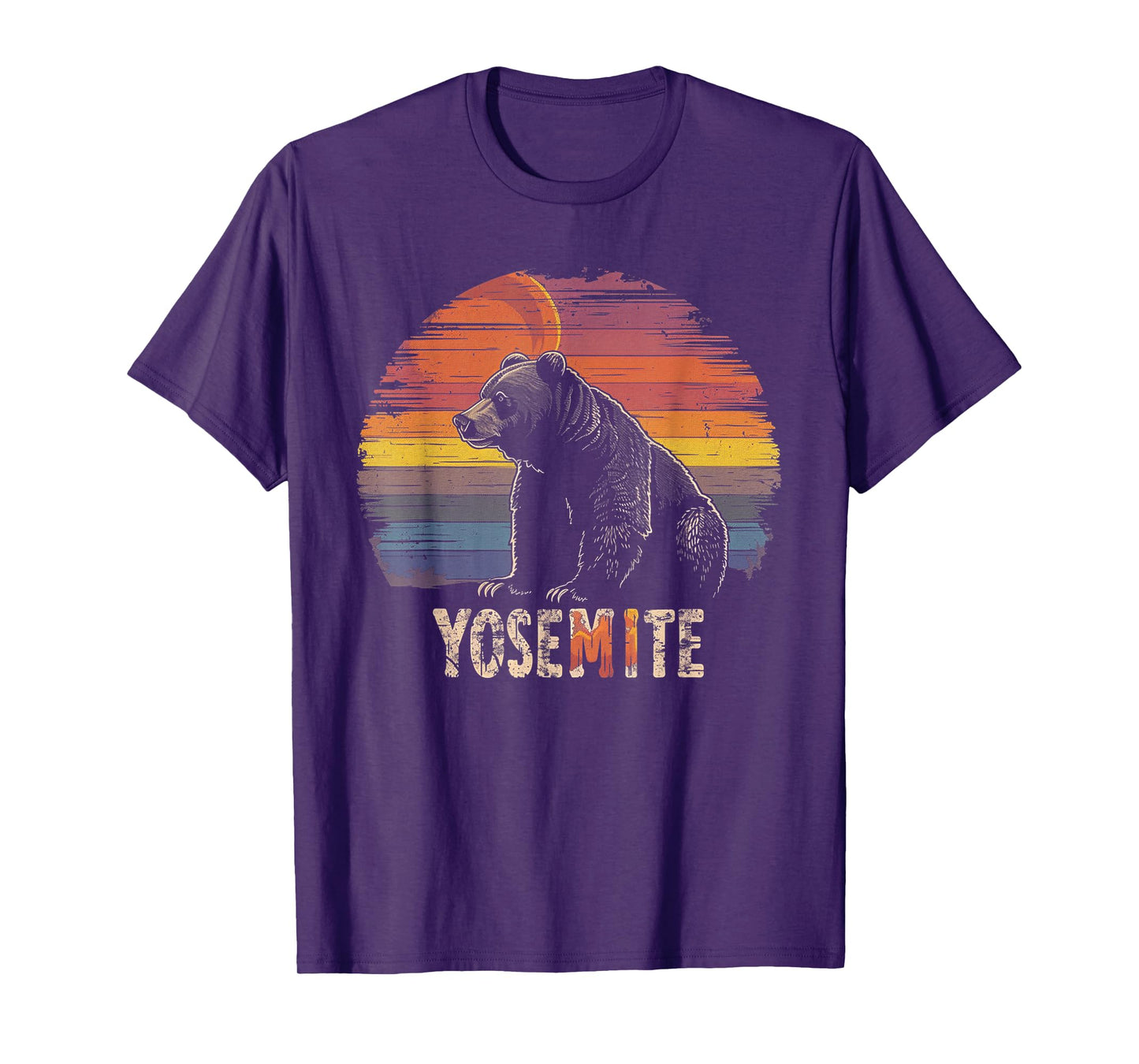 Yosemite - US National Park Vintage Men Women Kids Retro T-Shirt