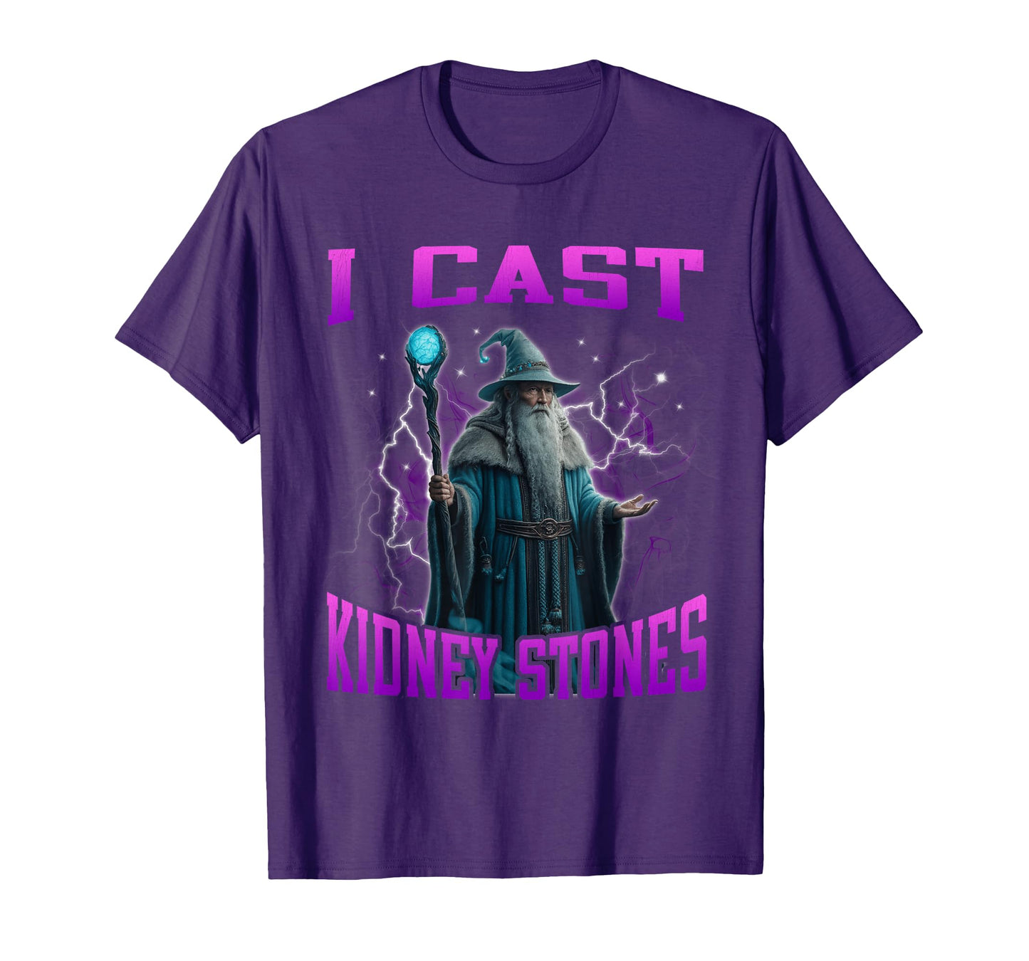 I Cast Kidney Stones Funny Hard Dank Wizard Meme Bootleg T-Shirt