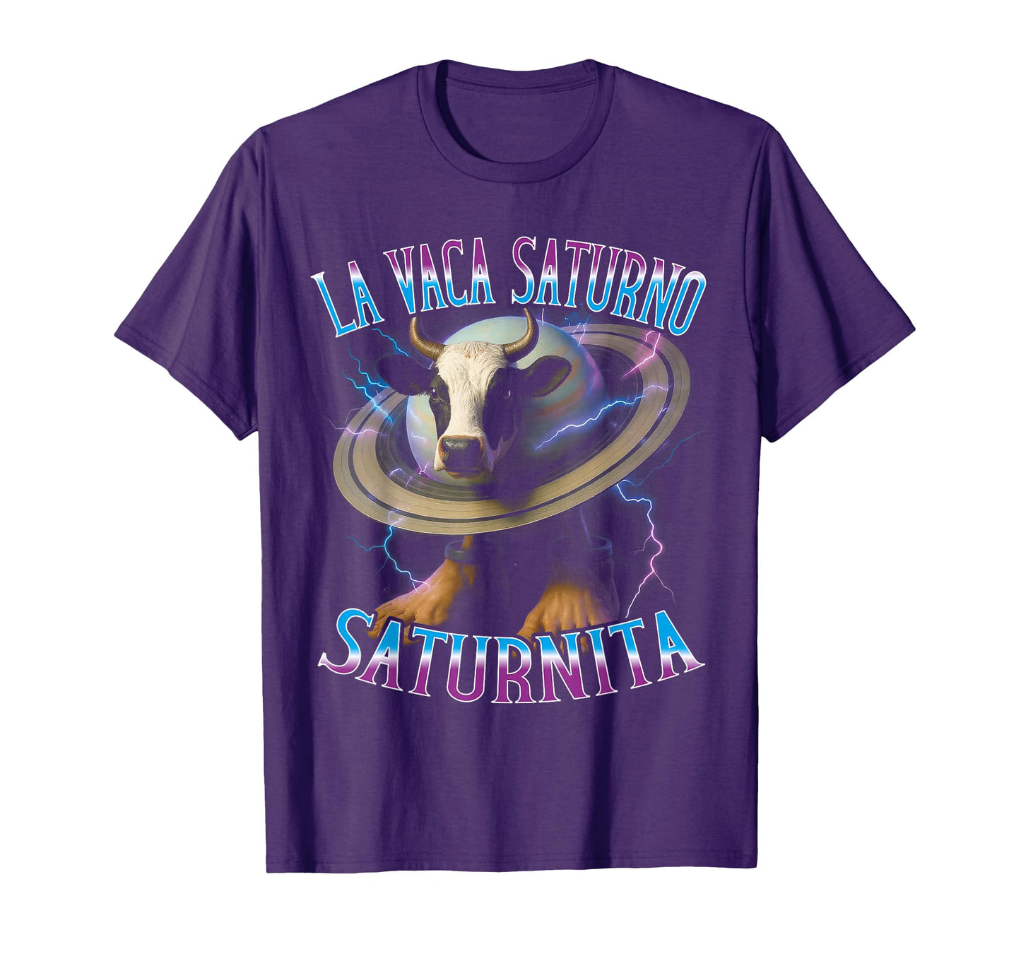 Surreal Italian Brainrot Meme La Vaca Saturno Saturnita T-Shirt