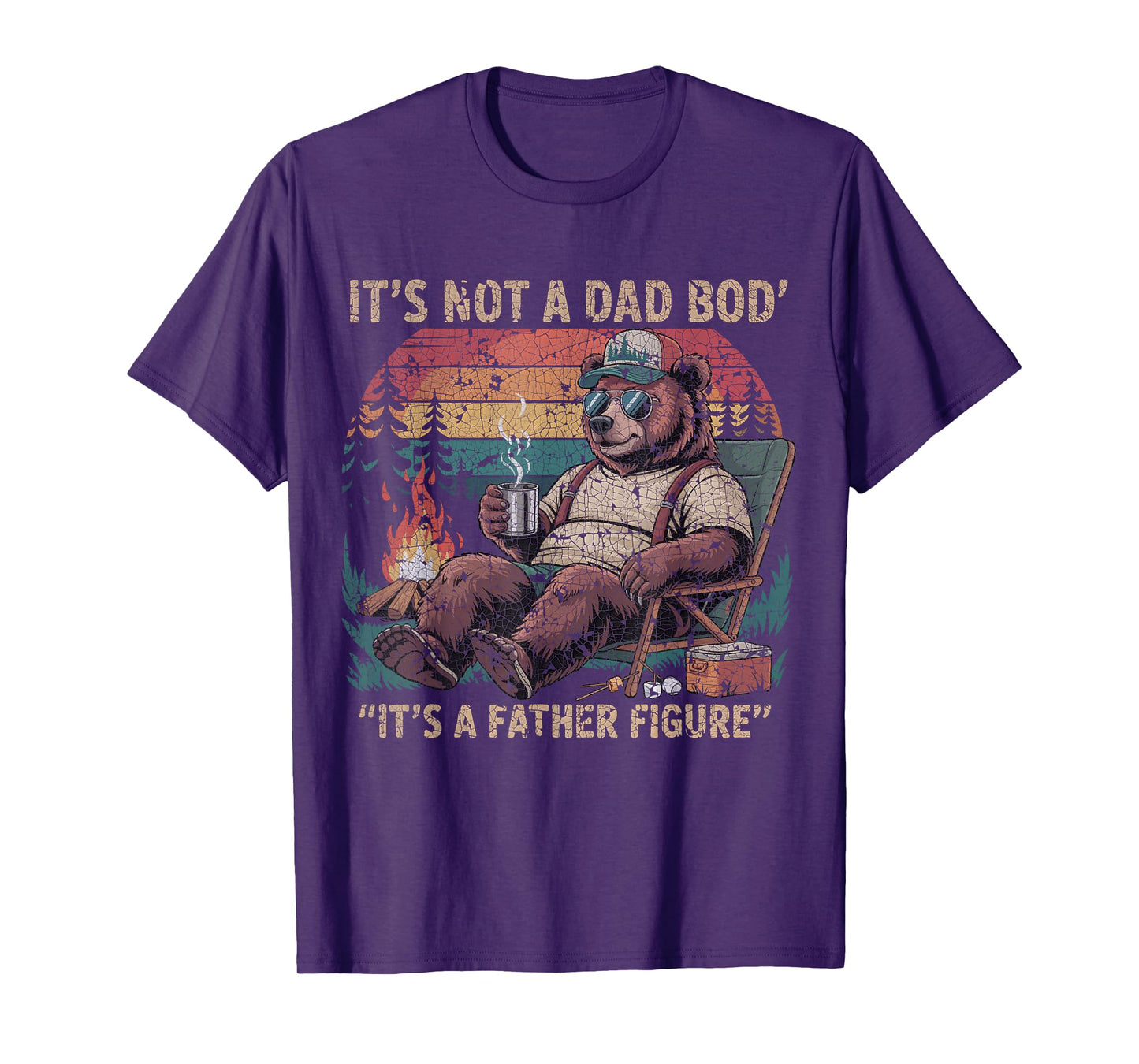 Bear Fathers Day It's Not A Dad Bod It's A Father Figure T-Shirt