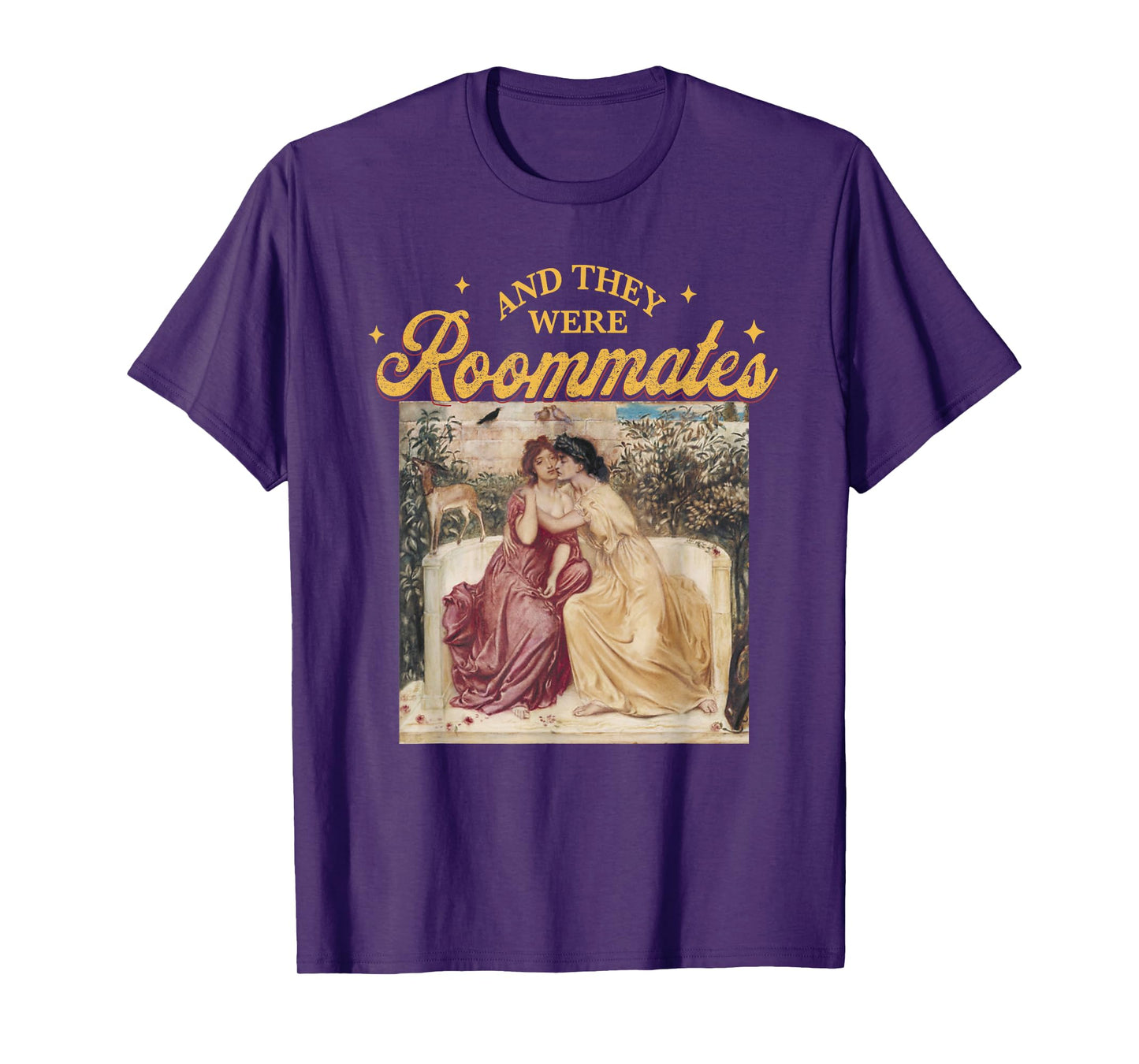 Vintage And They Were Roommates Lesbians LGBT Pride Month T-Shirt