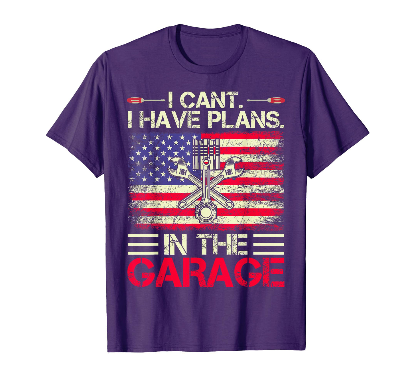 I Can't I Have Plans In The Garage Dad & Grandpa Mechanical T-Shirt