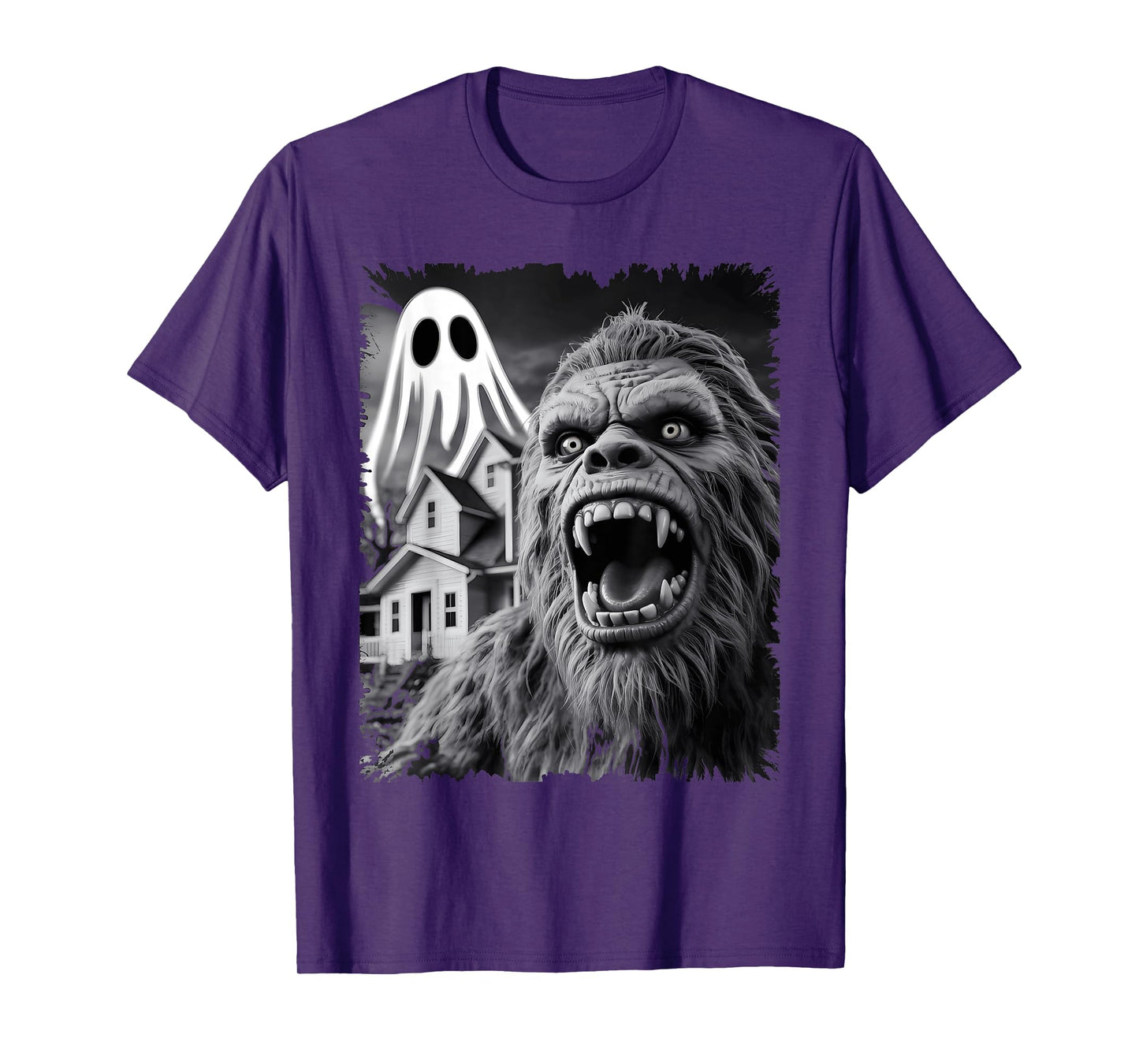 Funny Bigfoot Sasquatch Halloween Costume for Boys Kids Men T-Shirt
