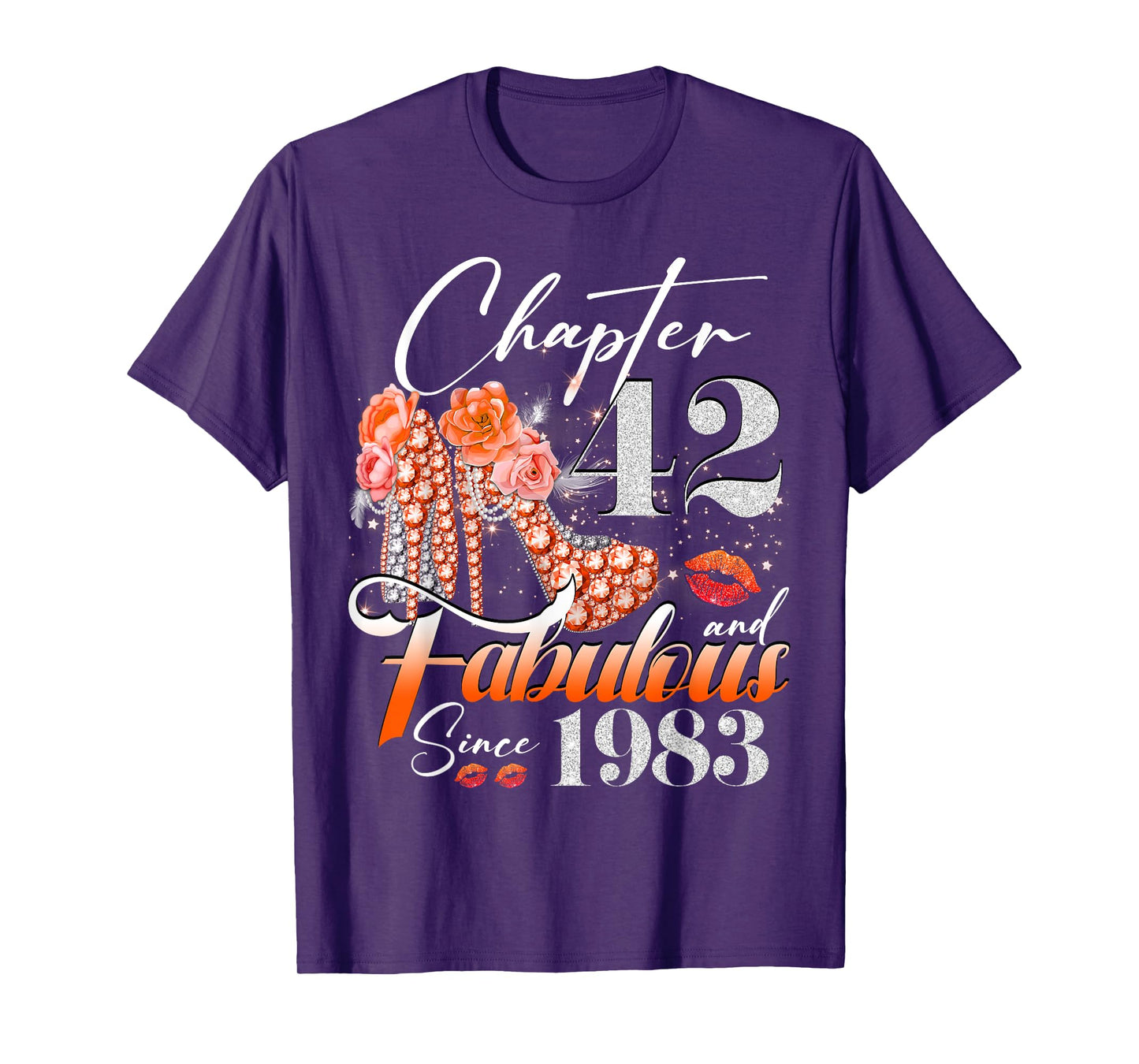 Womens Chapter 42 Fabulous Since 1983 42 years old Birthday T-Shirt