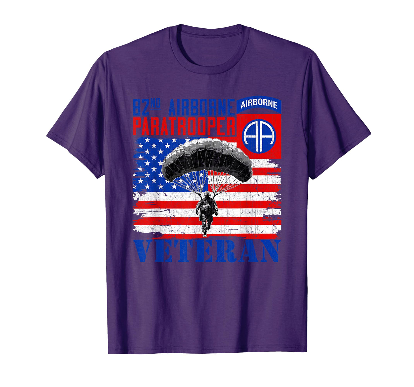 82nd Airborne Division Paratrooper Veteran Fort Bragg Gifts T-Shirt
