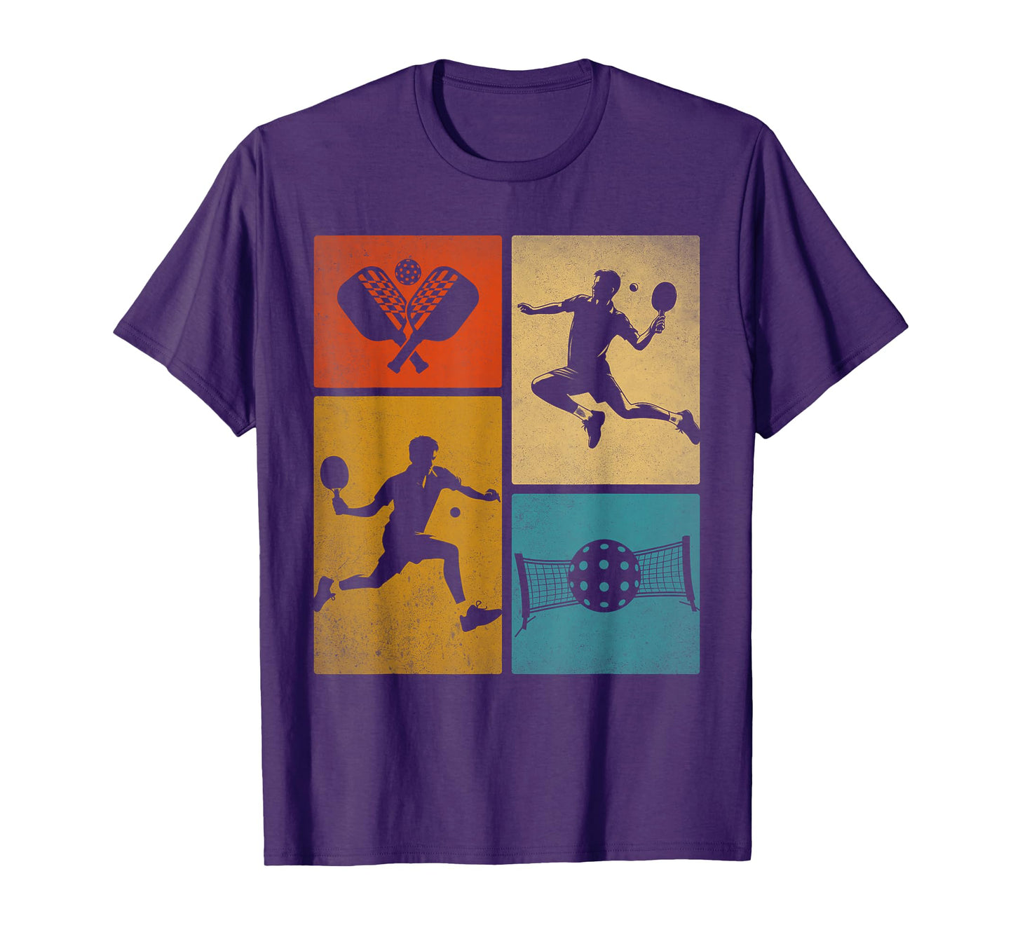 Retro Pickleball Player Lover Sports Team Men Boys Kids T-Shirt