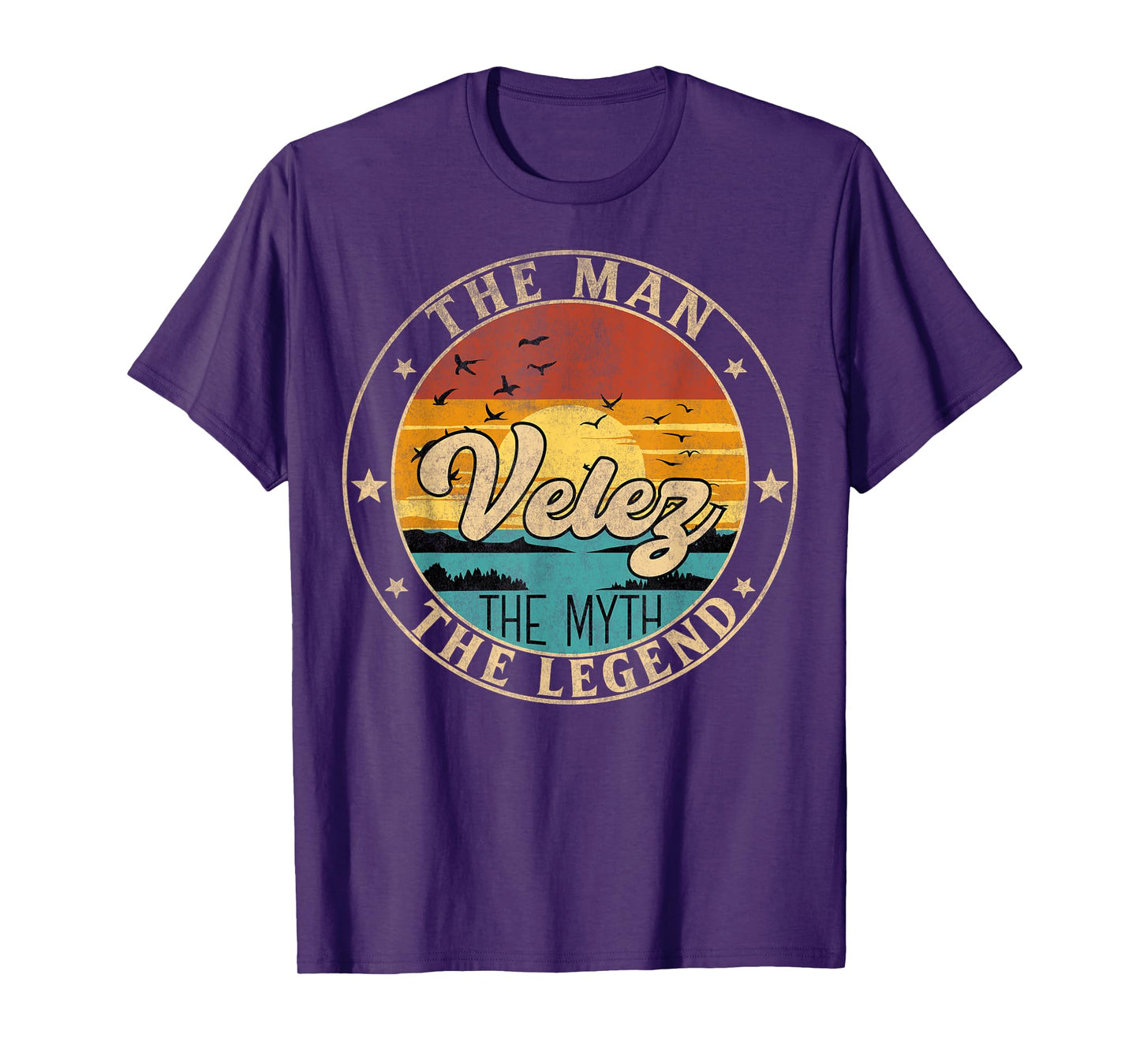 VELEZ The Man The Myth The Legend First Name T-Shirt