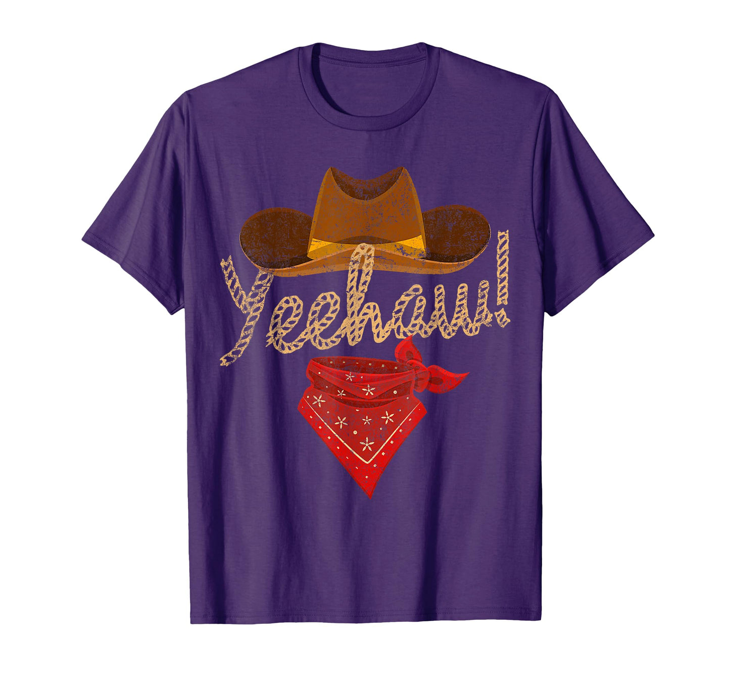 Yeehaw Cowboy Cowgirl Western Country Howdy Southern Yee Haw T-Shirt