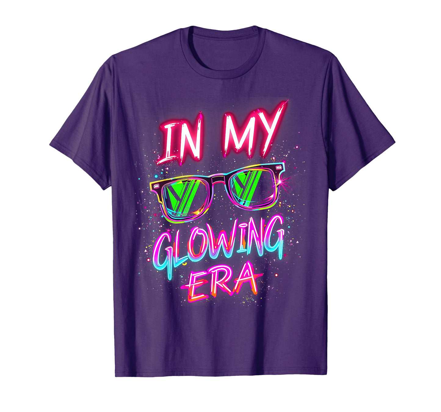 In My Glowing Era Groovy Colorful Bright T-Shirt