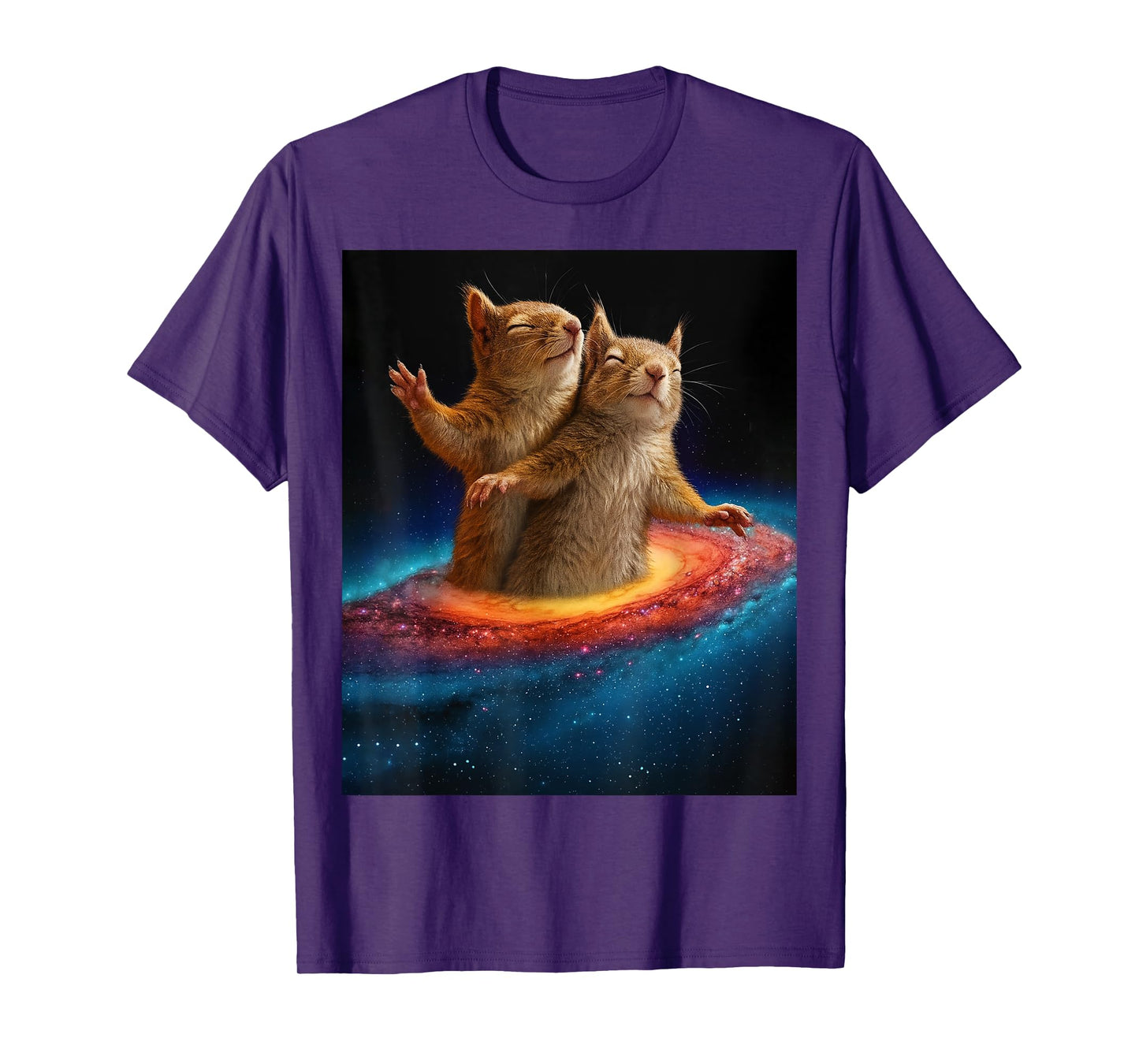 Titanic Meme Squirrel In Space Galaxy Gift For Men Women Kid T-Shirt
