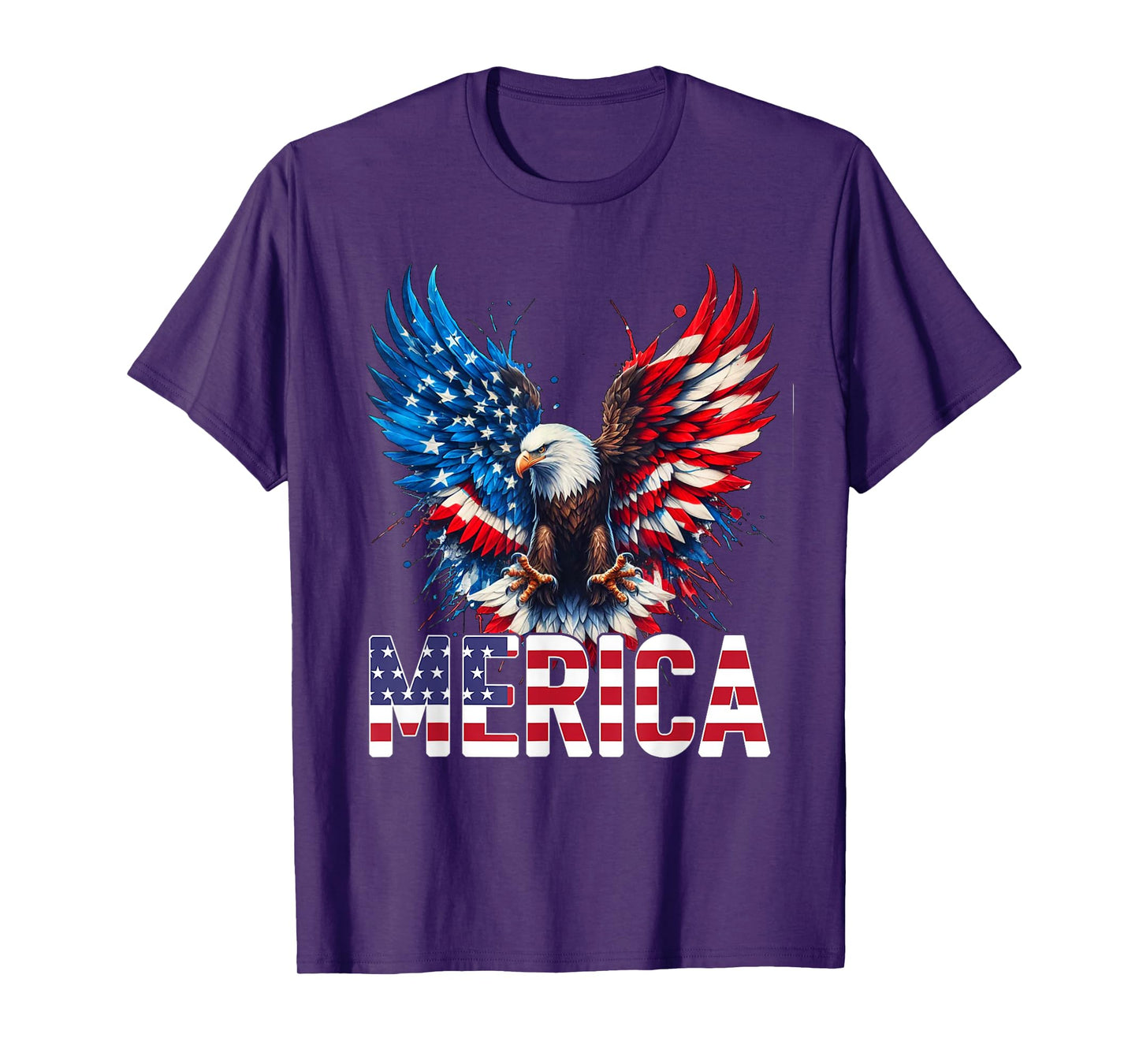 Merica - Patriotic USA Eagle Of Freedom - 4th of July T-Shirt