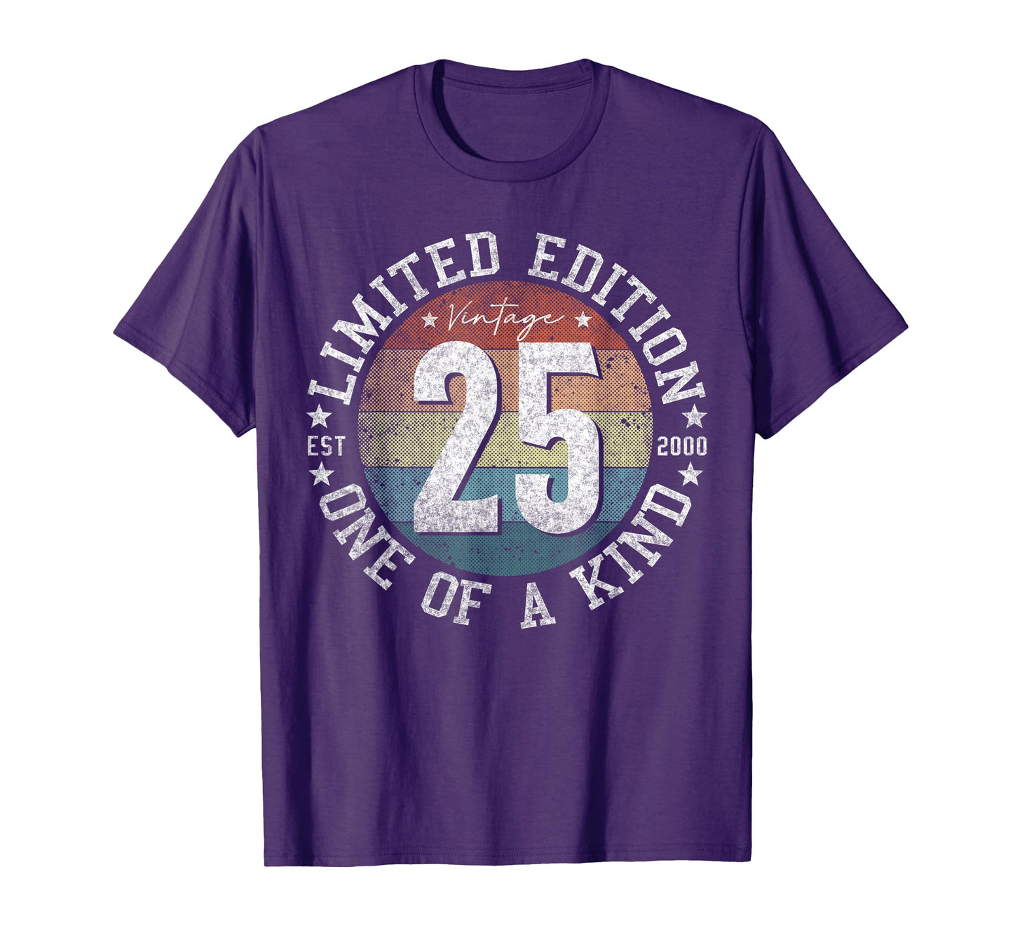 25 Year Old Gifts Vintage 2000 Limited Edition 25th Birthday T-Shirt