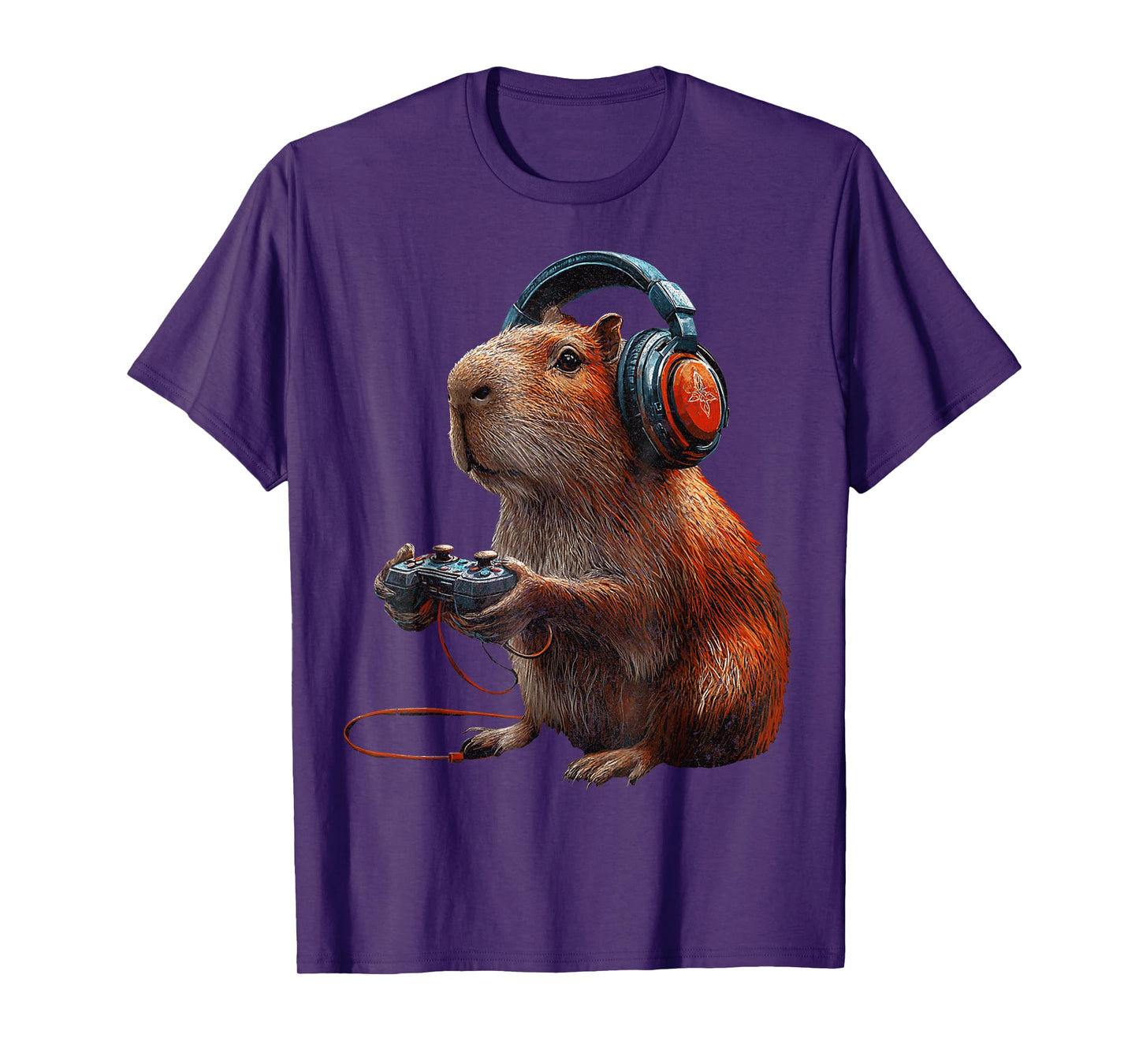 Funny Graphic Capybara Video Games for Gamer T-Shirt