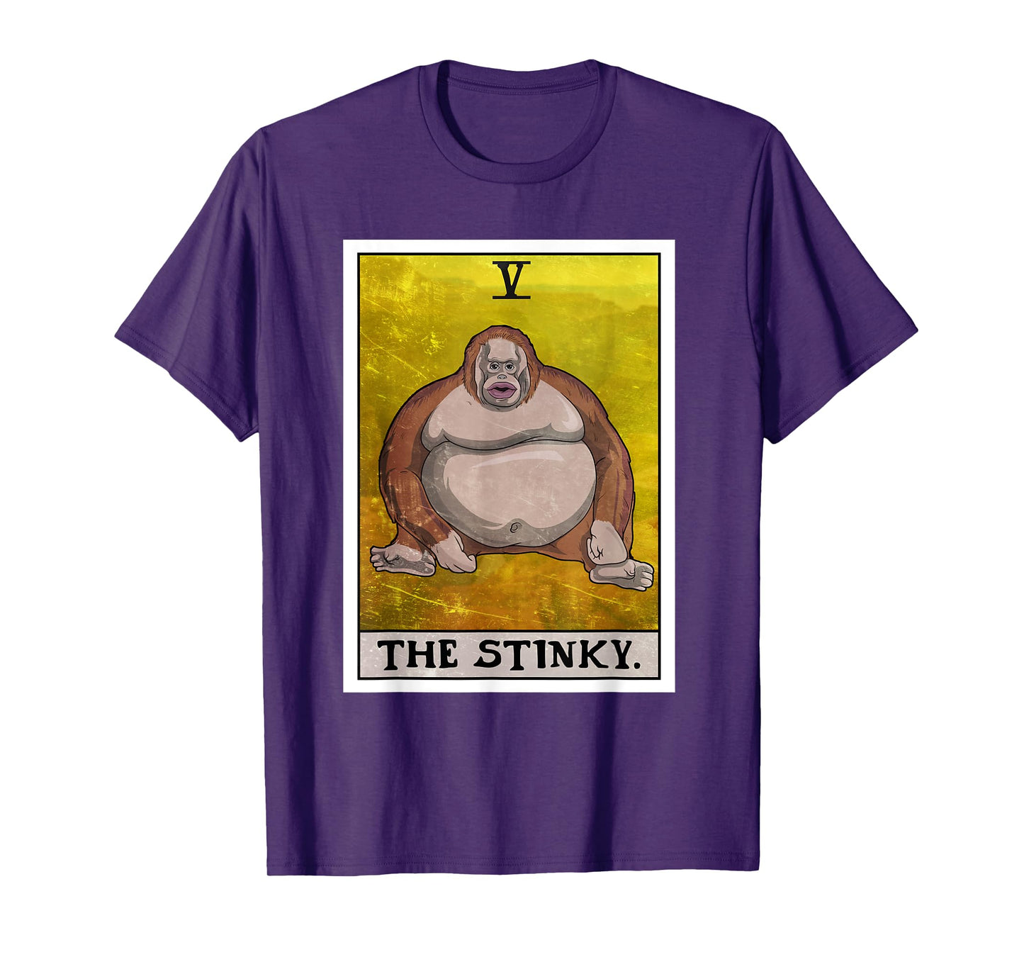 Th Stinky Meme Tarot Card Uh Oh Stinky Monkey T-Shirt