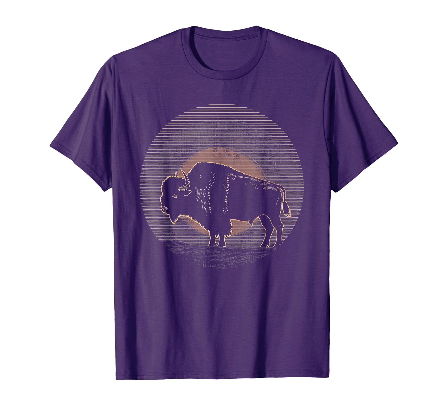 Buffalo Bison - Retro 70s 80s Graphic Vintage Men Women Kids T-Shirt