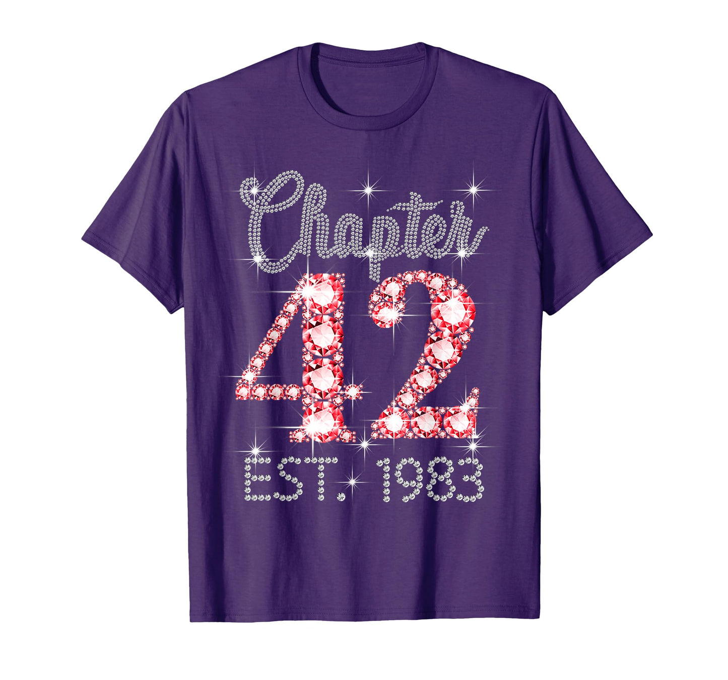 Chapter 42 EST 1983 Happy 42nd Birthday Girl Men Women T-Shirt