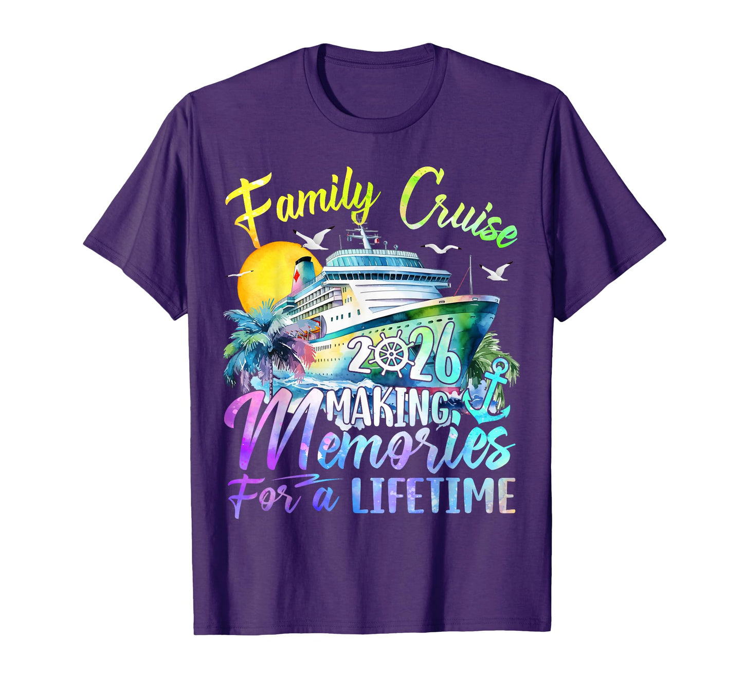 Family Cruise 2026 Family Matching Cruise Vacation Party T-Shirt