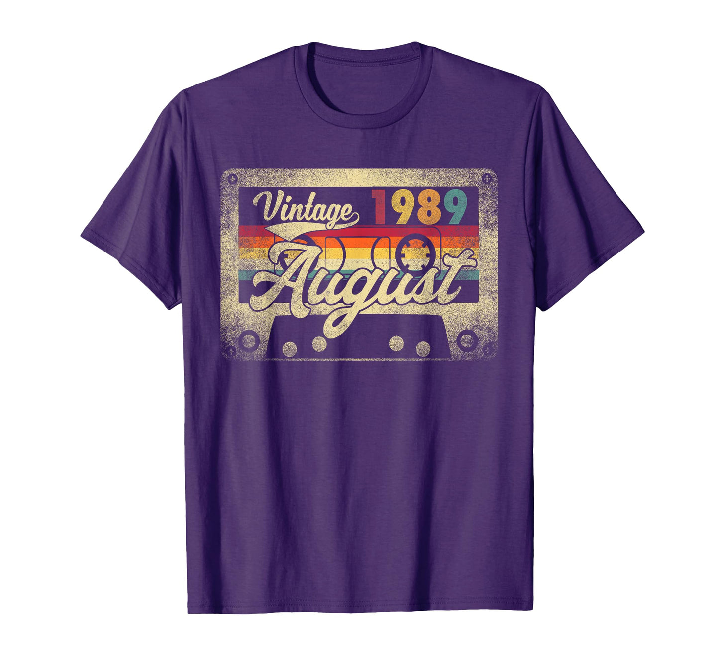 Retro - August 1989 36th Birthday 36 Years Old - Men Women T-Shirt