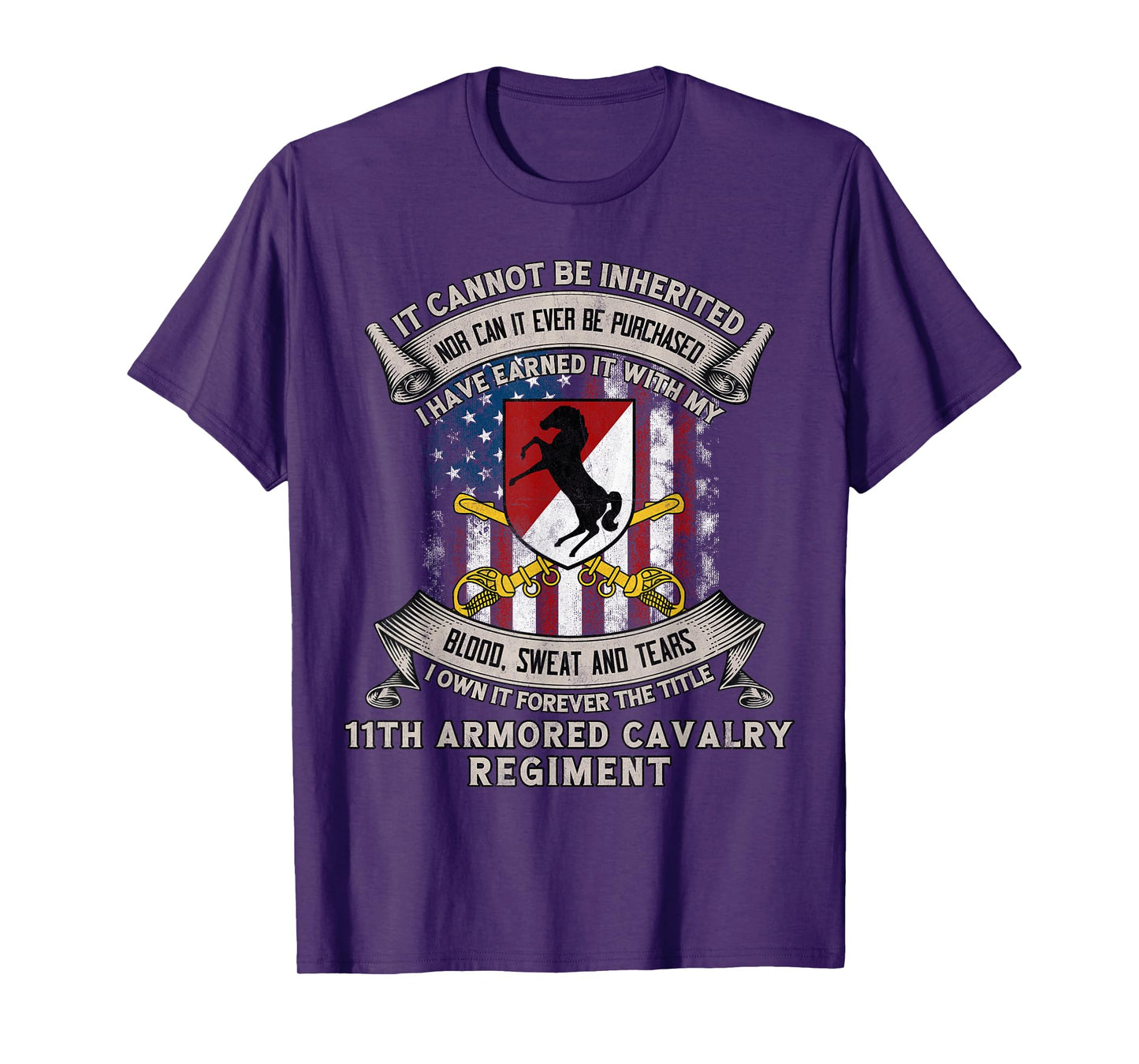 11th Armored Cavalry Regiment Blackhorse Regiment Fort Irwin T-Shirt