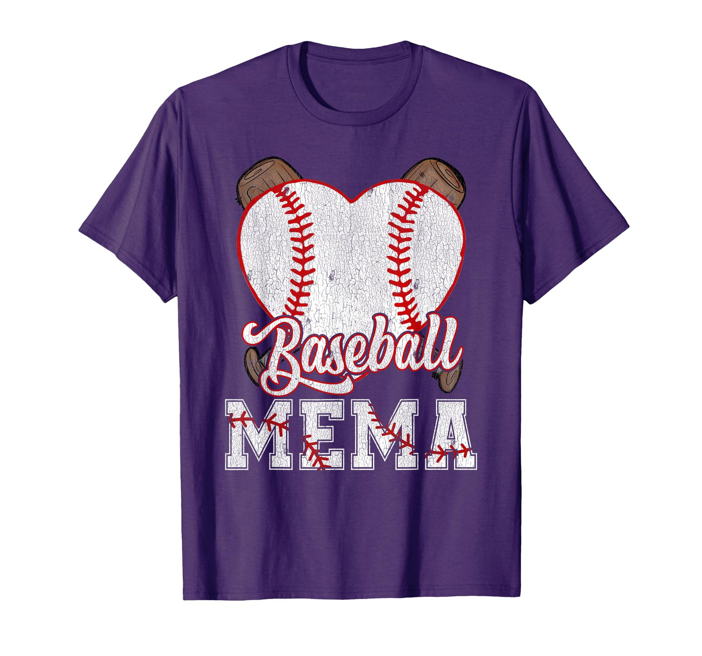 Vintage Baseball Mema Proud Ball Mema T-Shirt