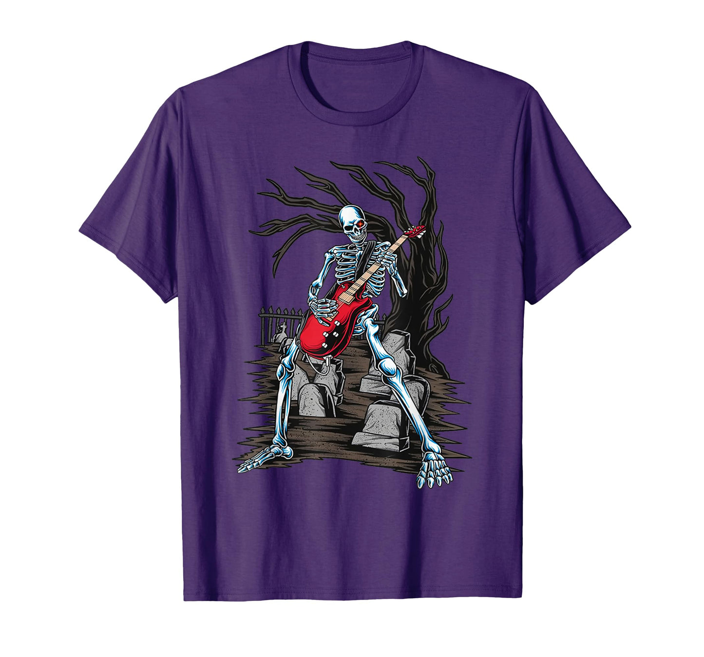 Skeleton Playing Guitar T-Shirt