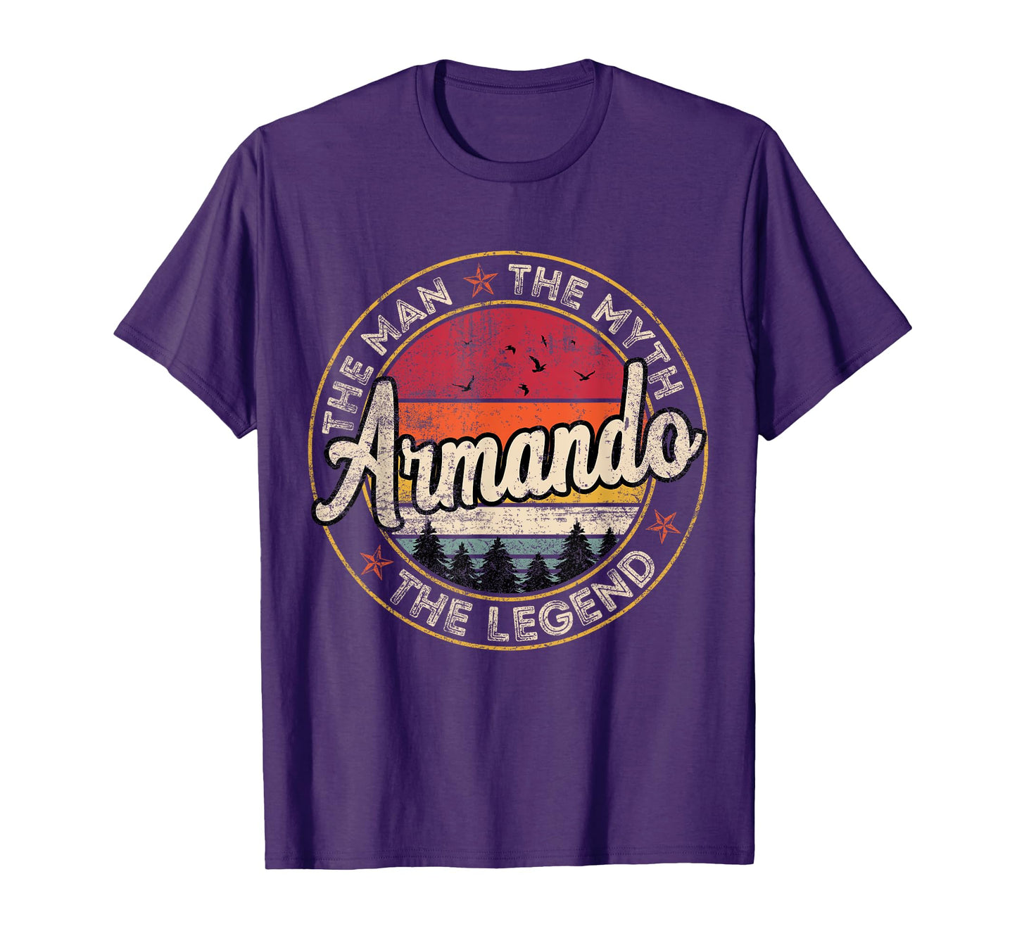 Armando The Man The Myth The Legend Personalized Name T-Shirt