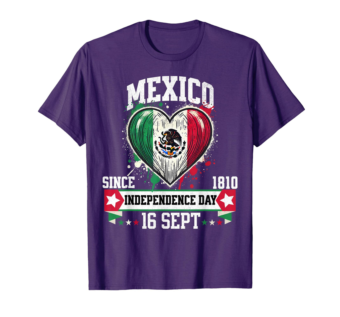 Mexico Flag Vintage Mexican Men Women Patriotic Mexican Flag T-Shirt