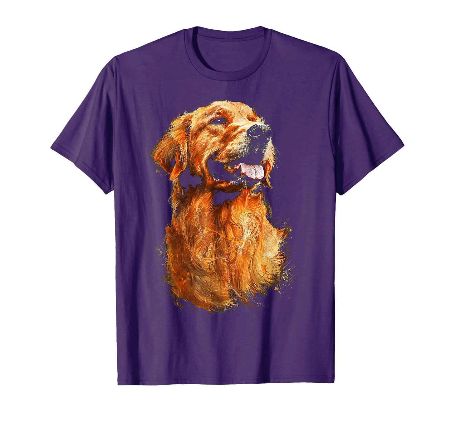 Golden Retriever Dog Graphic Pet Artwork Golden Retriever Men Women Kids T-Shirt