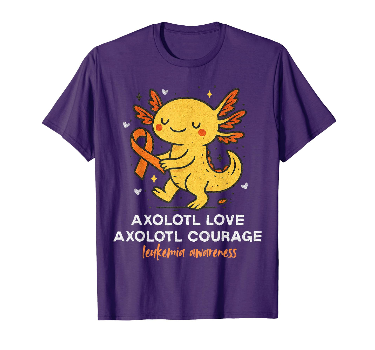 Axolotl Leukemia Awareness T-Shirt