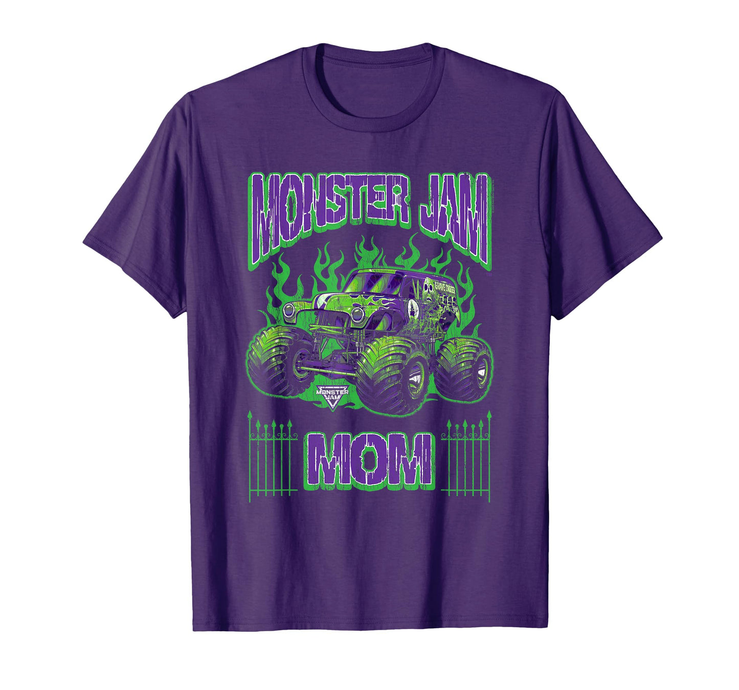 Monster Jam Grave Digger Mom Family Motorsports T-Shirt