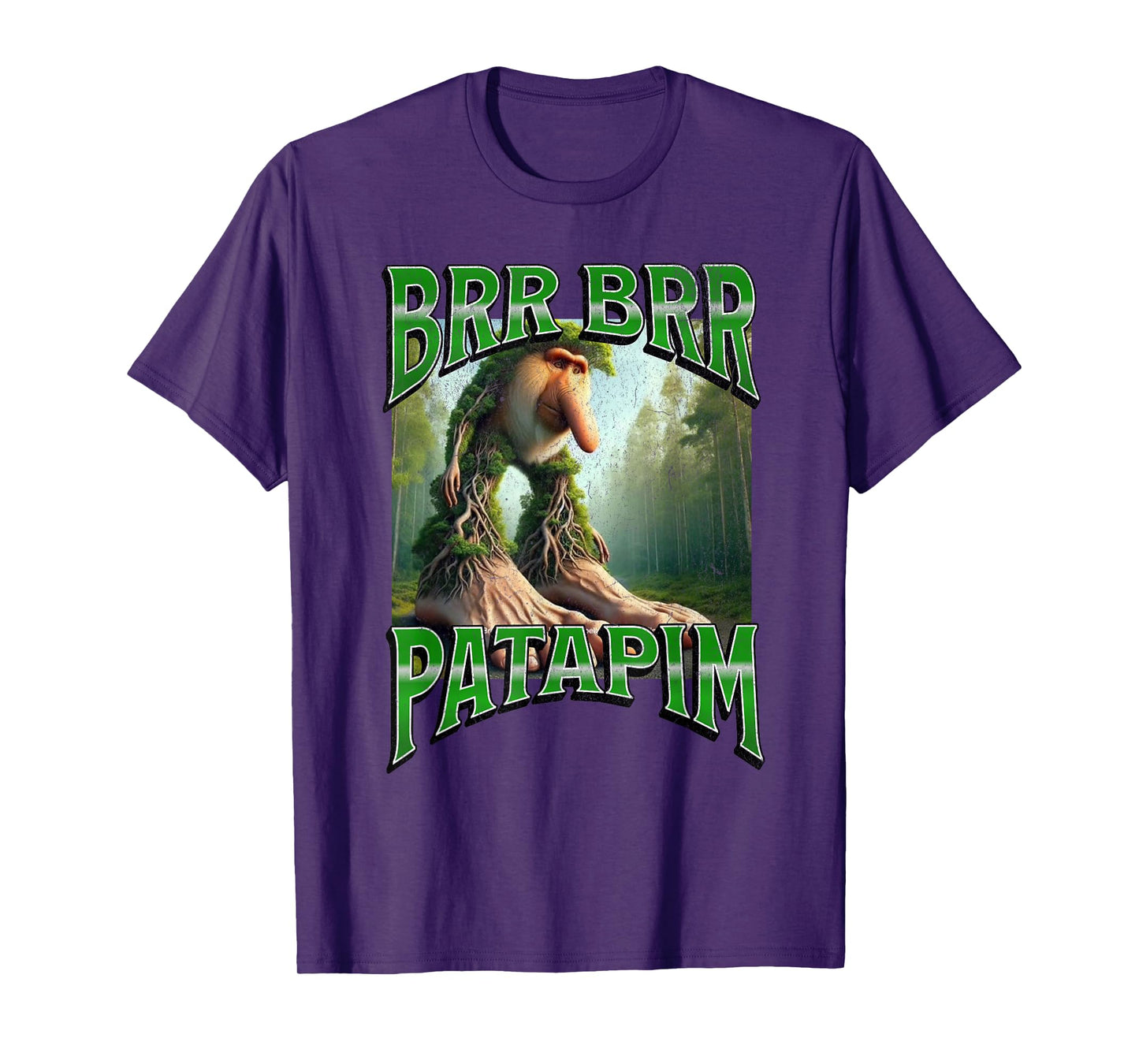 Brr Brr Patapim Funny Italian Brainrot Meme Graphic T-Shirt