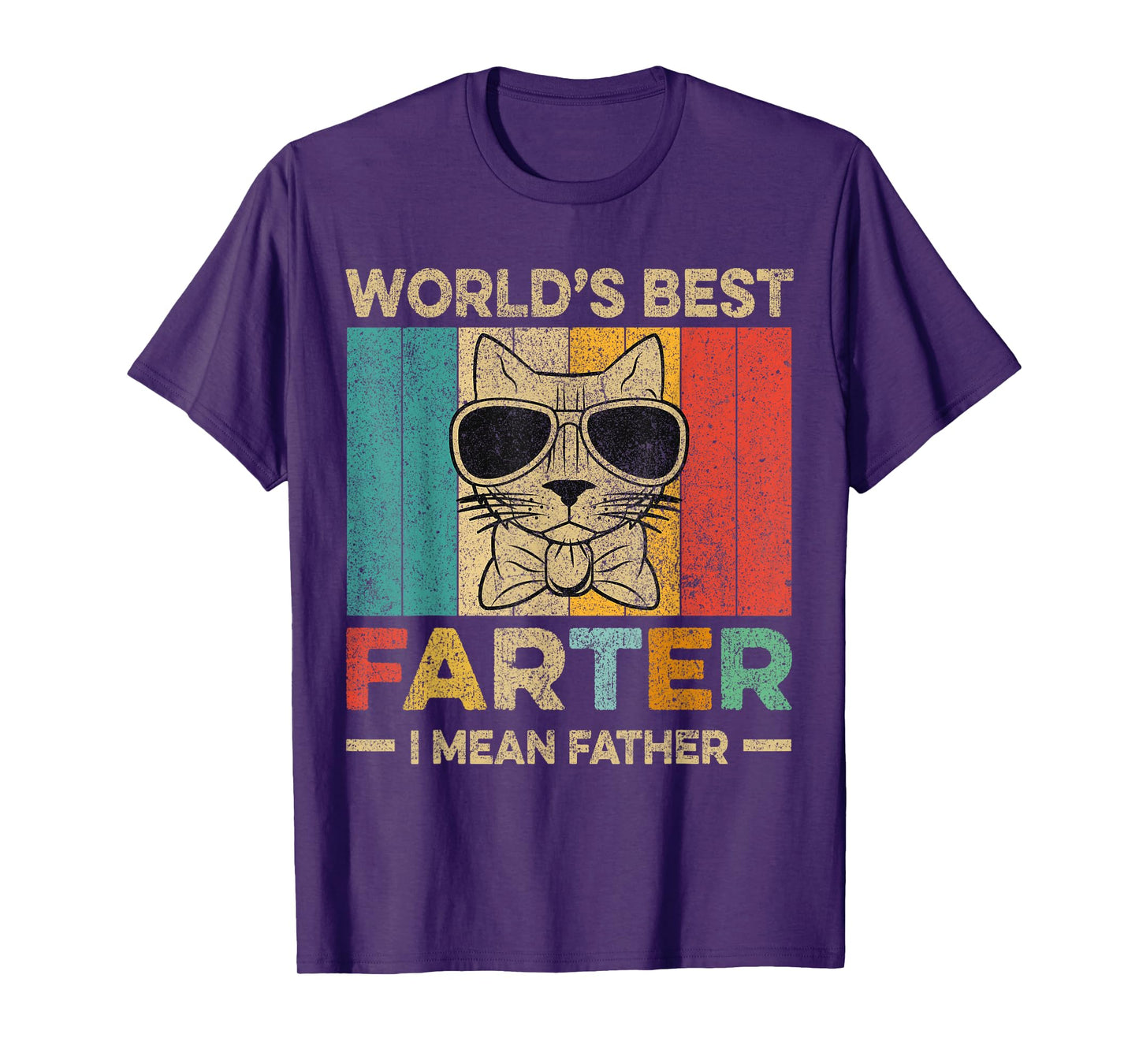 Worlds Best Farter I Mean Father Mens Fathers Day Dog Dad T-Shirt
