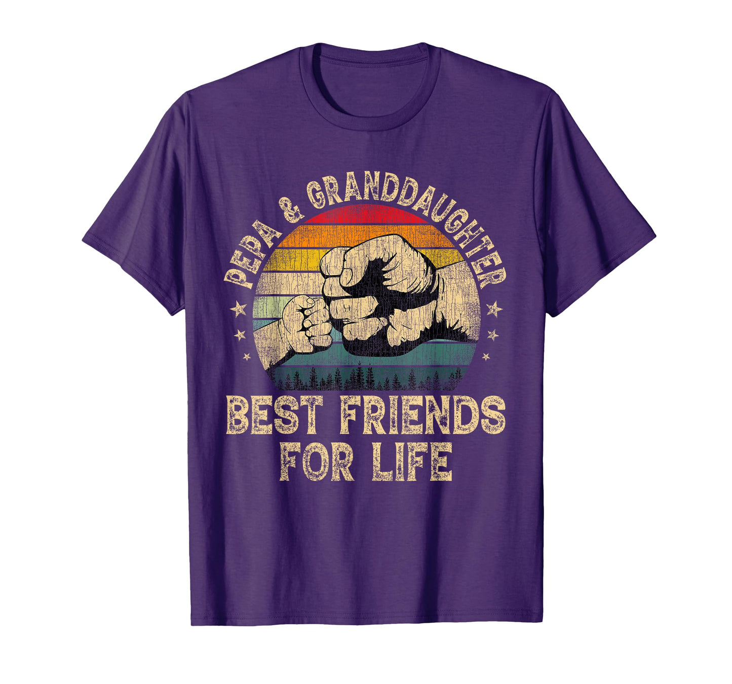 Pepa And Granddaughter Best Friends For Life Fathers Day T-Shirt