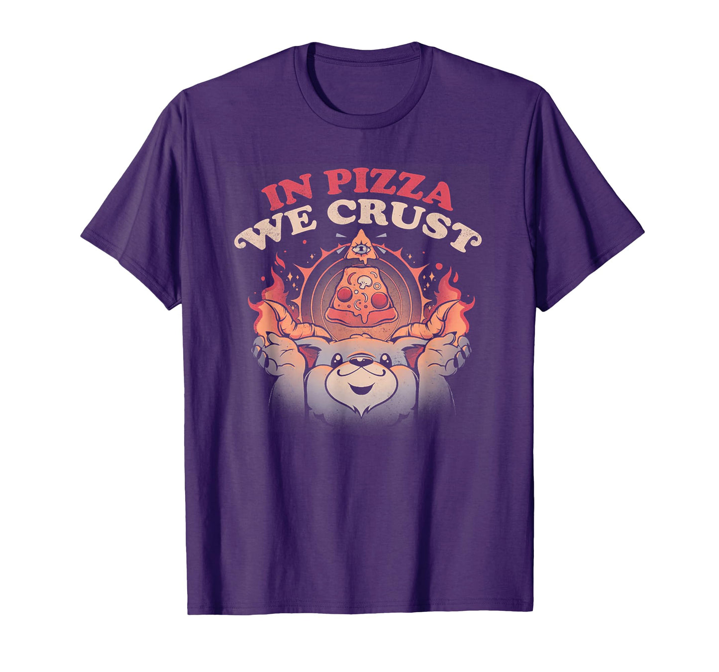 In Pizza We Crust Satan halloween T-Shirt