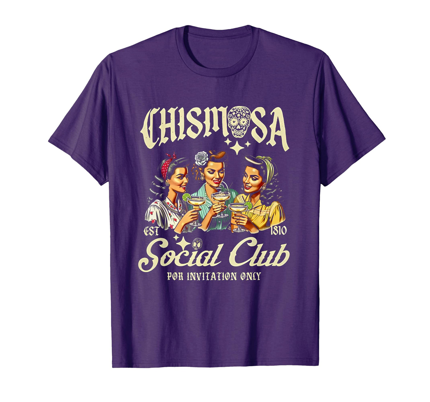 Chismosa Social Club Por Invitation Only T-Shirt