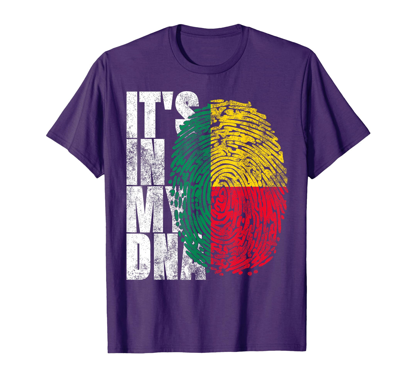 It's In My DNA Beninese African Gifts Afro Africa Benin Flag T-Shirt