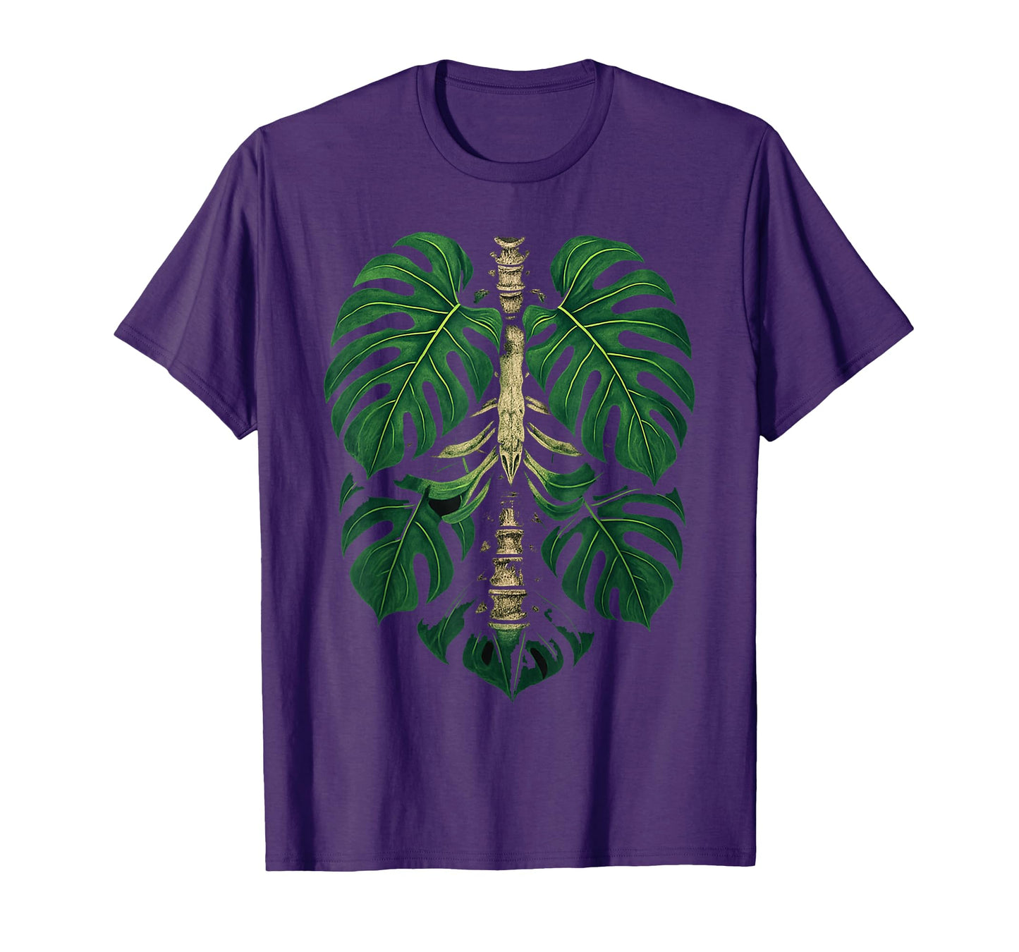 Funny Skeleton Ribs Plant Body Gardener Men Women Gardening T-Shirt