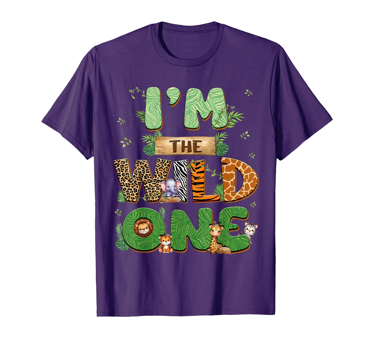 Im The Wild One Birthday Family Matching Party Decor T-Shirt