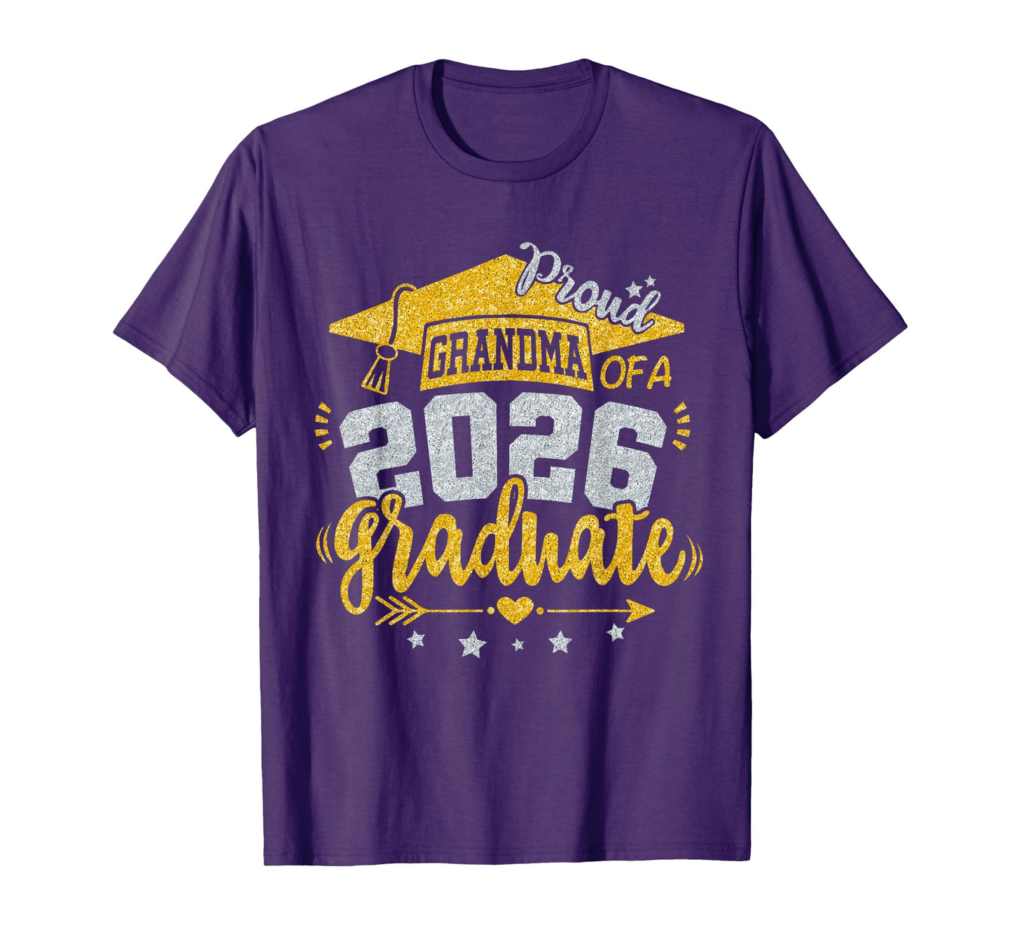 Proud Grandma Of A 2026 Graduate Grad Senior Graduation T-Shirt