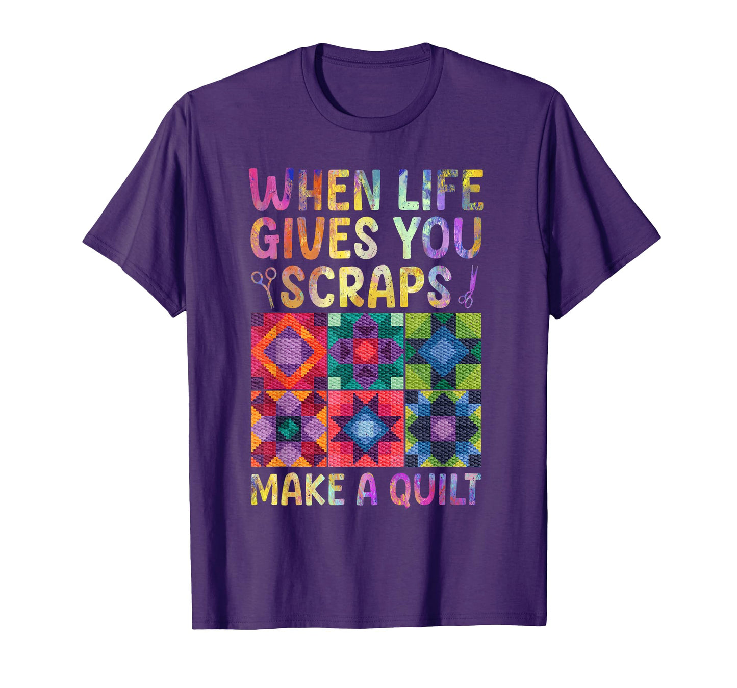 Quilting Design For Women Grandma Quilt Lover Sewing Quilter T-Shirt