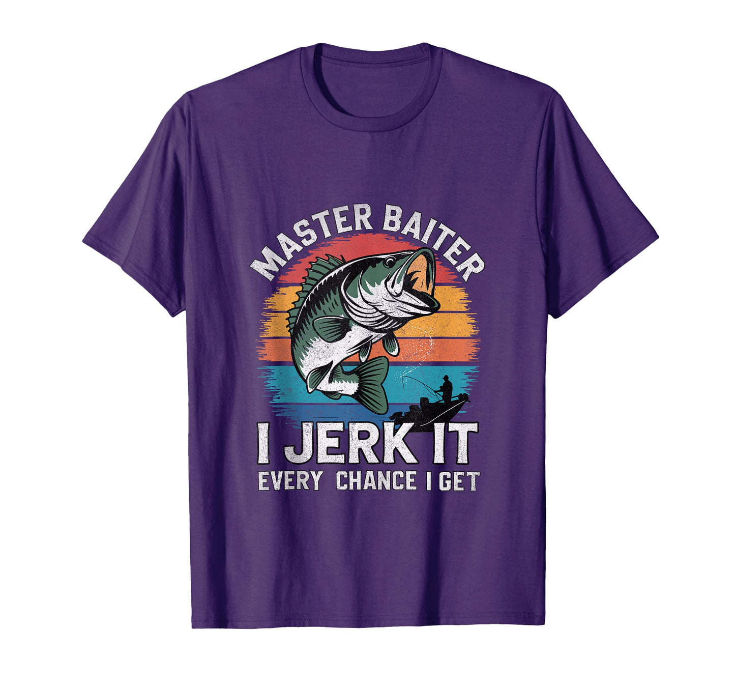 Master Baiter I Jerk It Every Chance I Get Funny Fishing Tank Top
